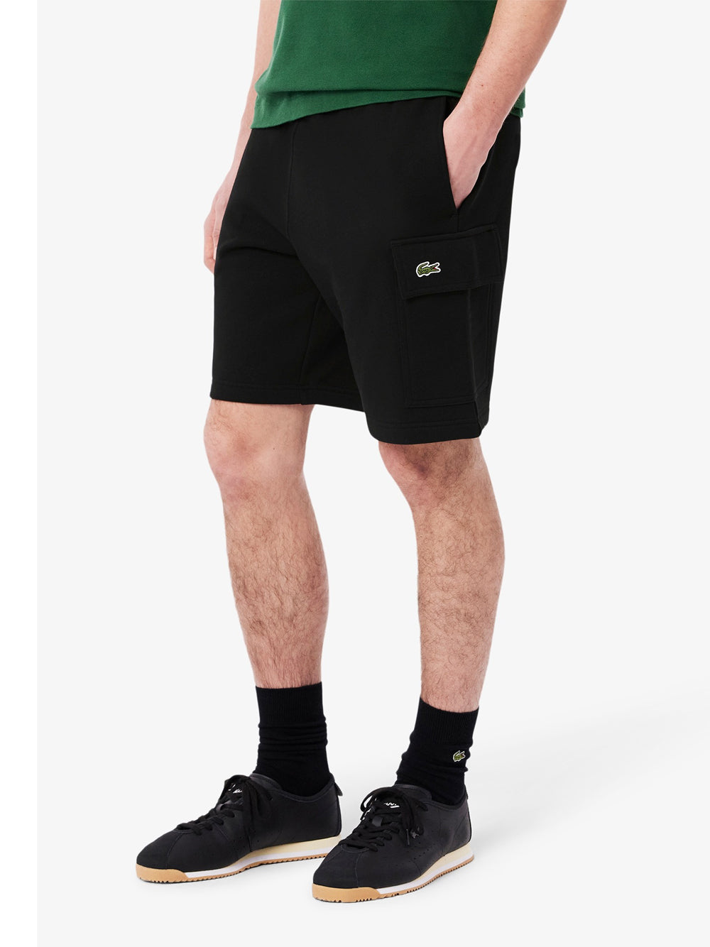 Bermuda Casual Lacoste da Uomo - Nero