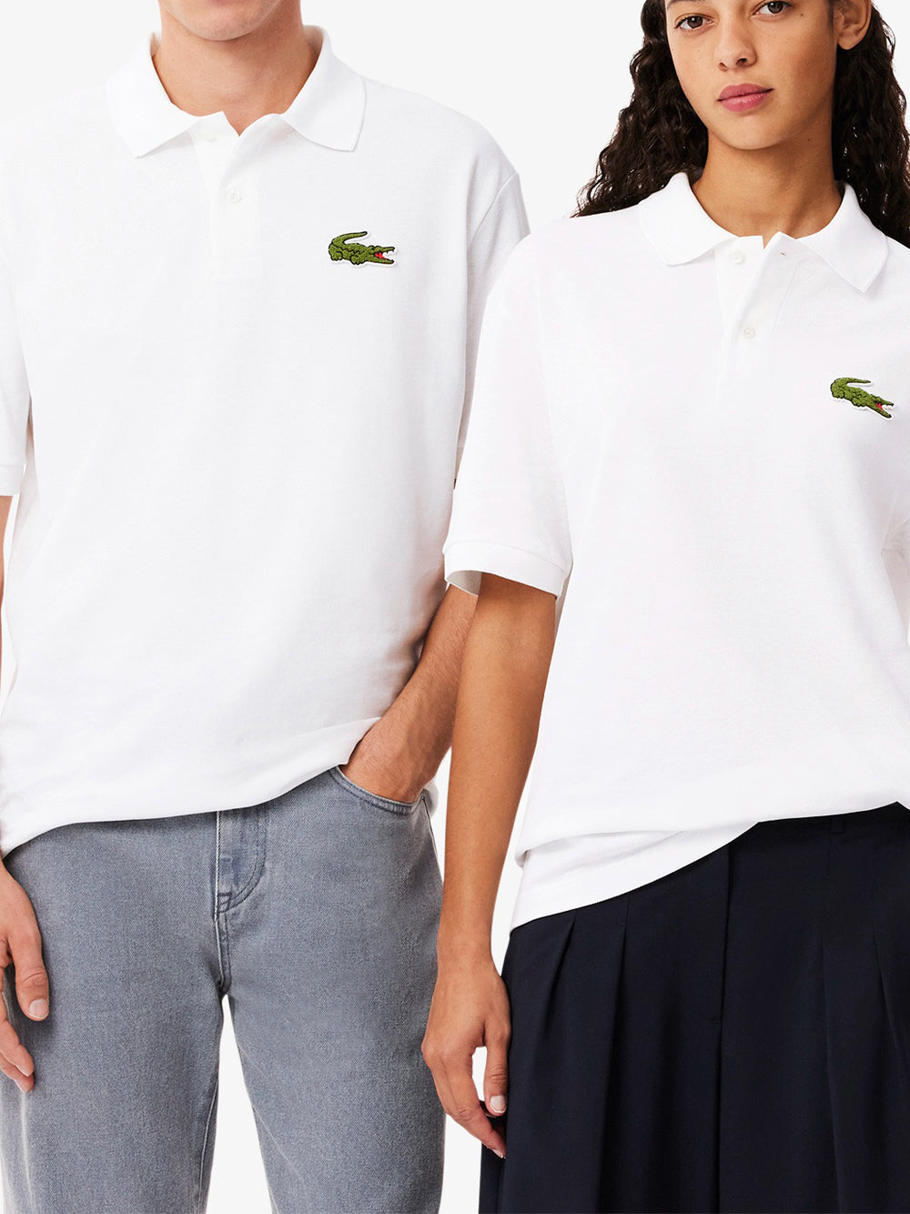 Polo Lacoste da Uomo - Bianco
