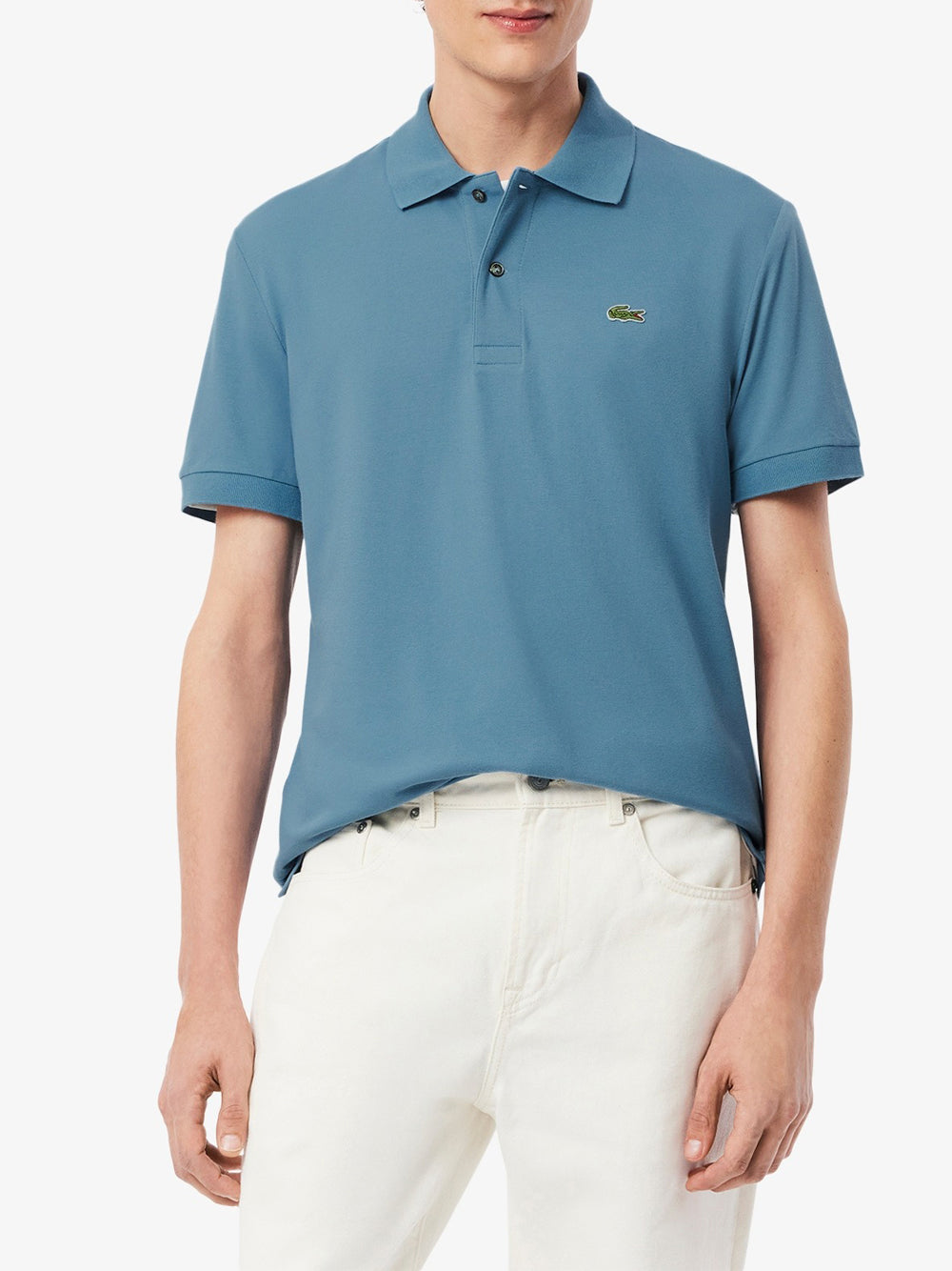 Polo Lacoste da Uomo - Celeste