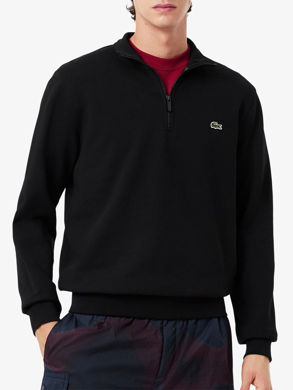 Felpa Lacoste da Uomo - Nero