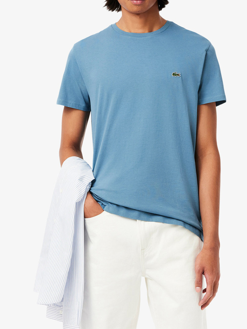 T-shirt Lacoste da Uomo - Celeste