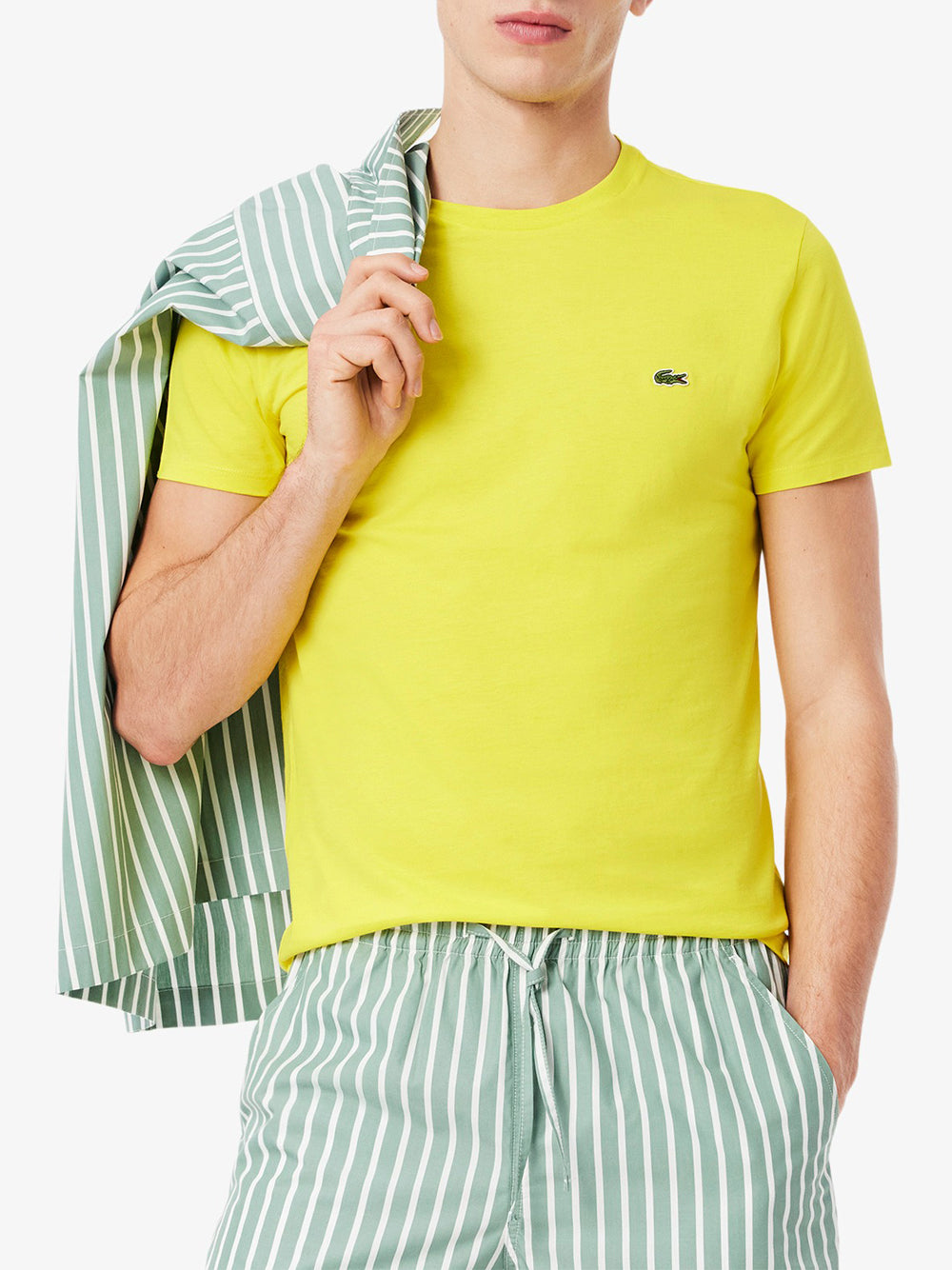 T-shirt Lacoste da Uomo - Giallo