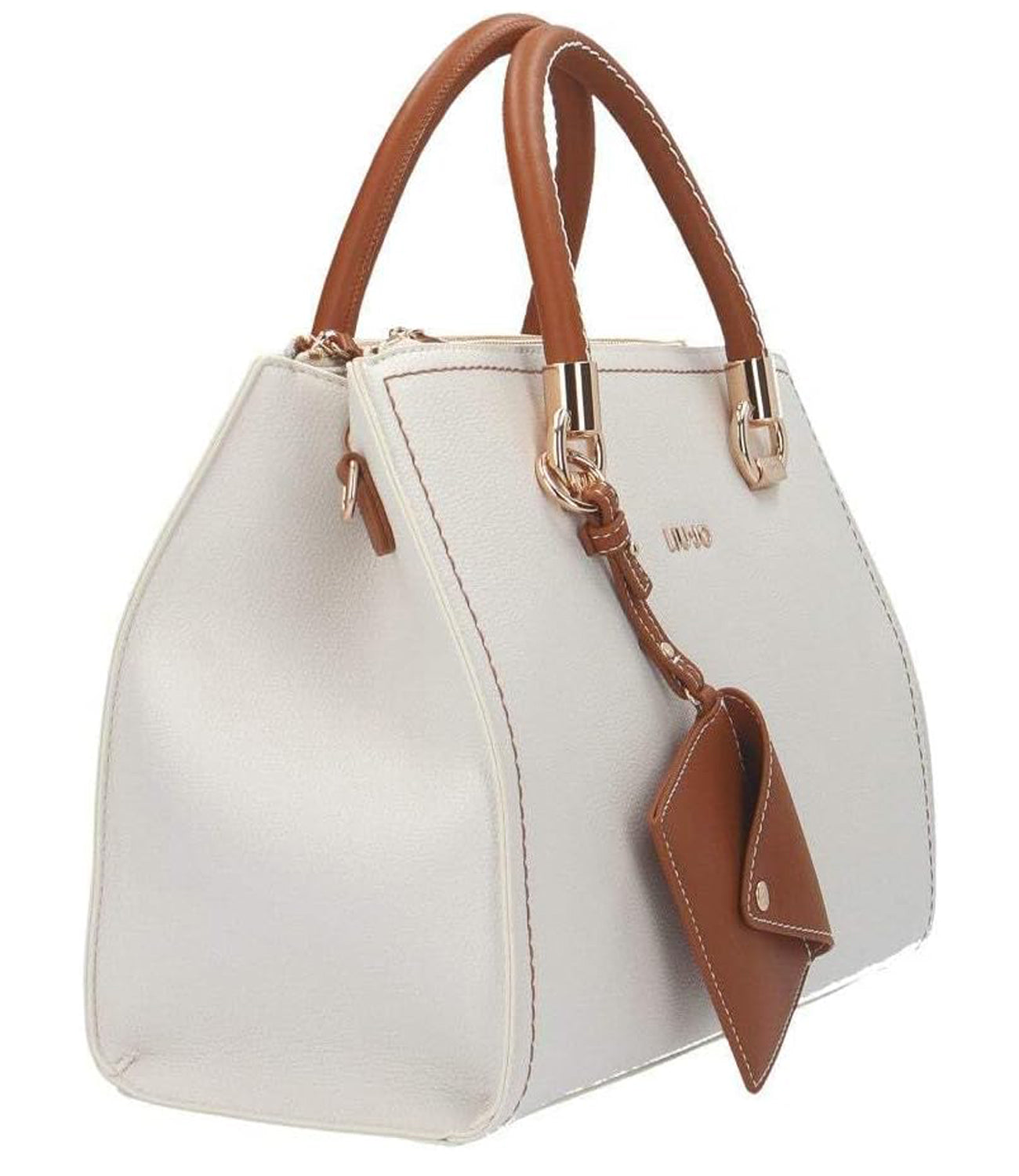 Liu Jo Liu Jo Borsa M Satchel Donna Mod. AA5008 E0058 C3633 Cream/Bran