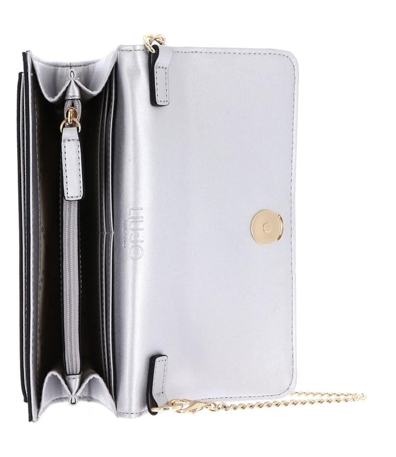 Liu Jo Liu Jo Portafoglio Xl Bifold W/Chain Donna Mod. AA5172 E0087 45002 SILVER Argento