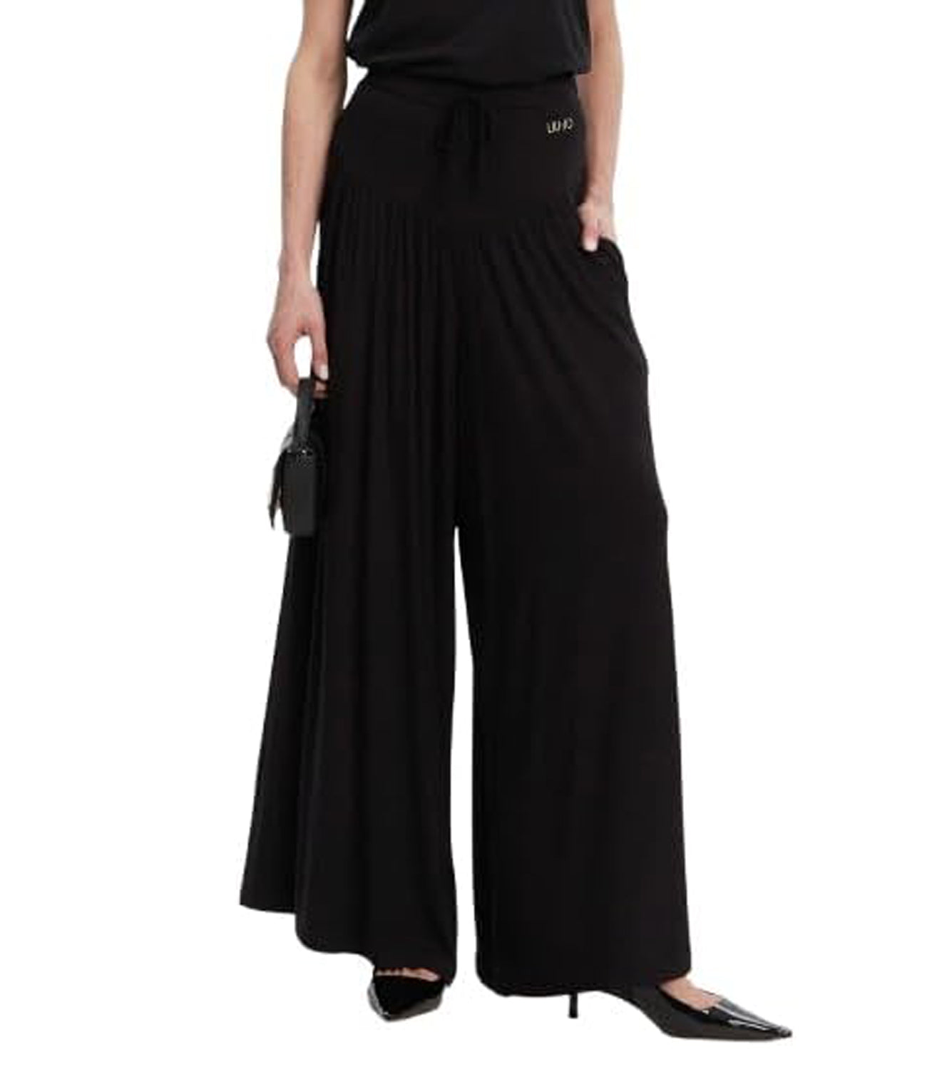 Liu Jo Liu Jo Pantalone Ecs Pant.Jersey Largo Donna Mod. VA5039 JS360 22222 Nero