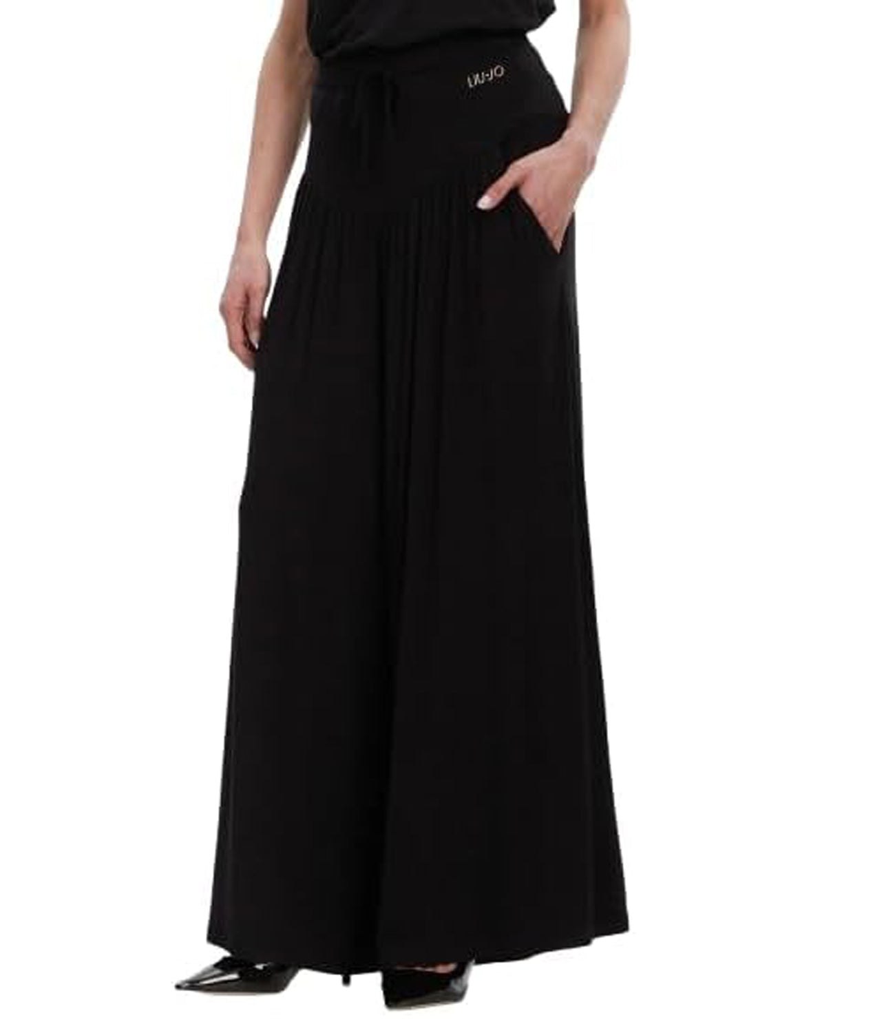 Liu Jo Liu Jo Pantalone Ecs Pant.Jersey Largo Donna Mod. VA5039 JS360 22222 Nero