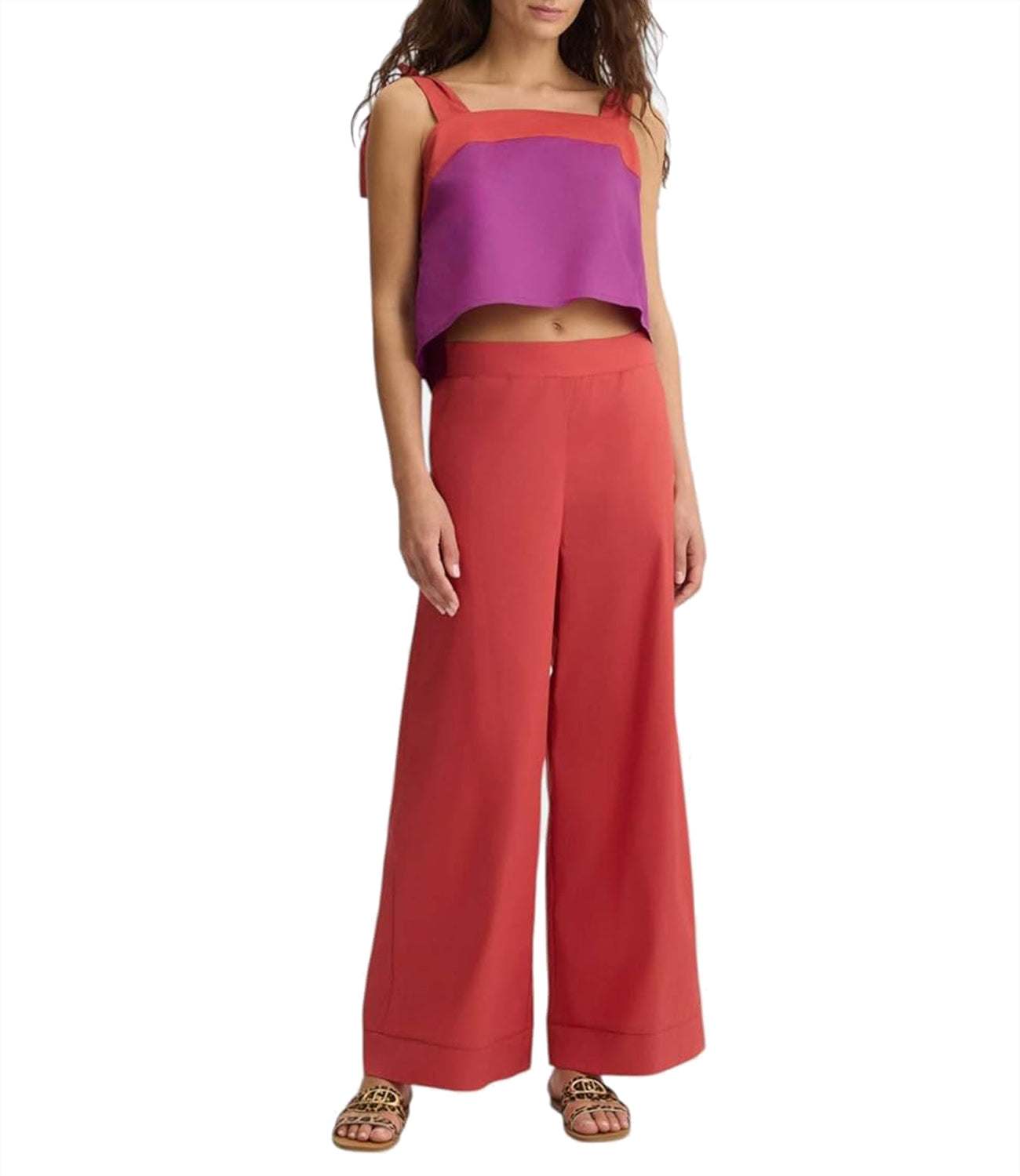 Liu Jo Liu Jo Top Ecs Top Ts Nav T.Unita Donna Mod. VA5064 TS330 C3649 Hollyhock/Rosso Argi