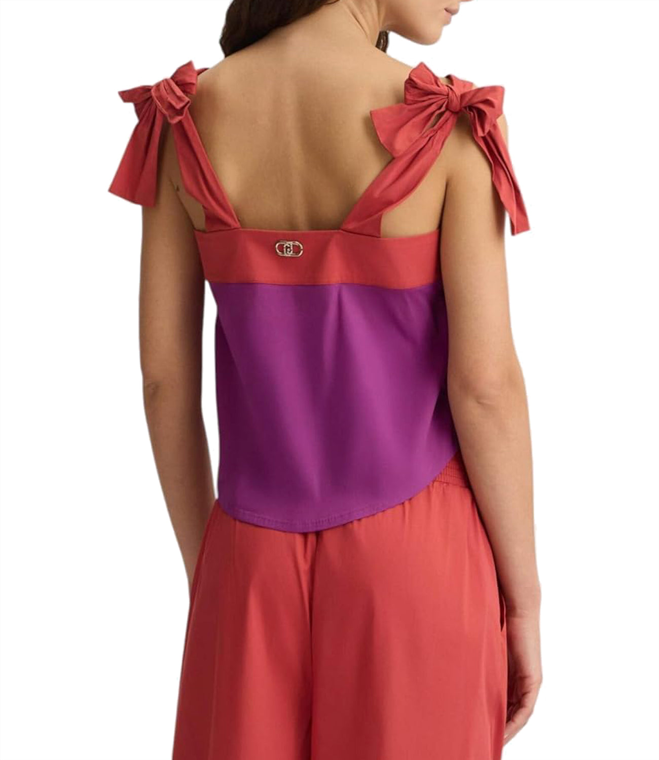 Liu Jo Liu Jo Top Ecs Top Ts Nav T.Unita Donna Mod. VA5064 TS330 C3649 Hollyhock/Rosso Argi