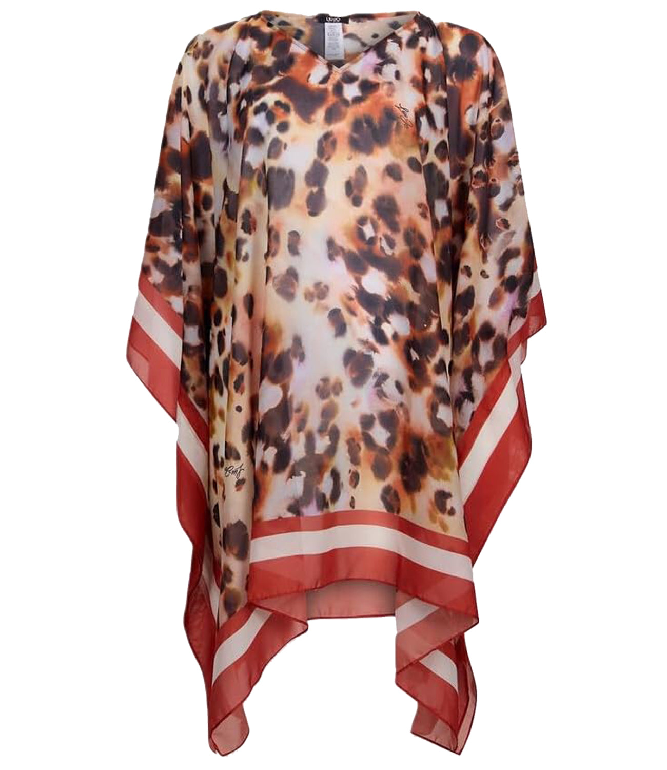 Liu Jo Liu Jo Mantella Kaftano Beach Chiuso Donna Mod. VA5173 T4902 M9145 St.Animal Rouge