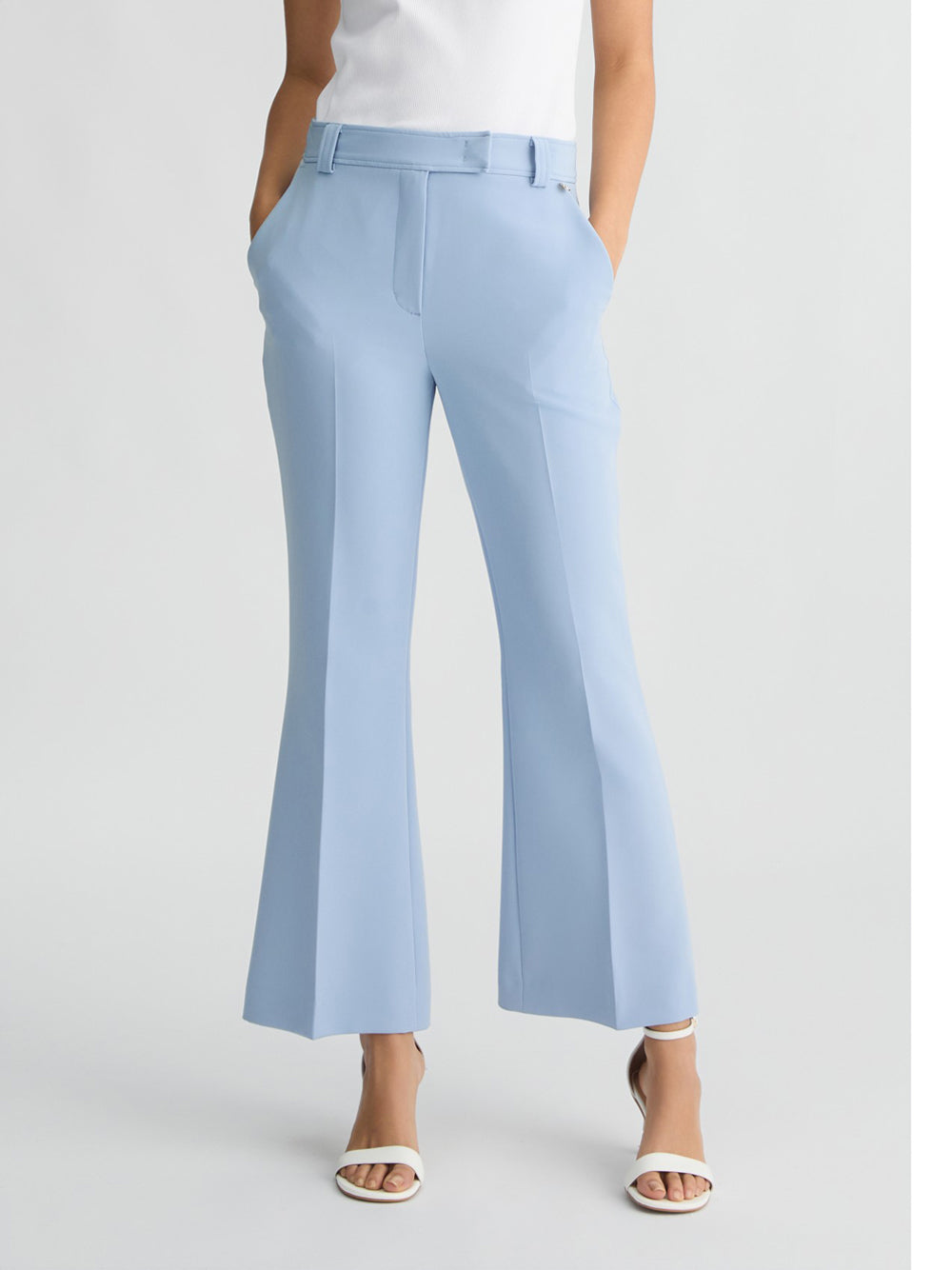 Pantalone Zampa Liu Jo da Donna - Celeste
