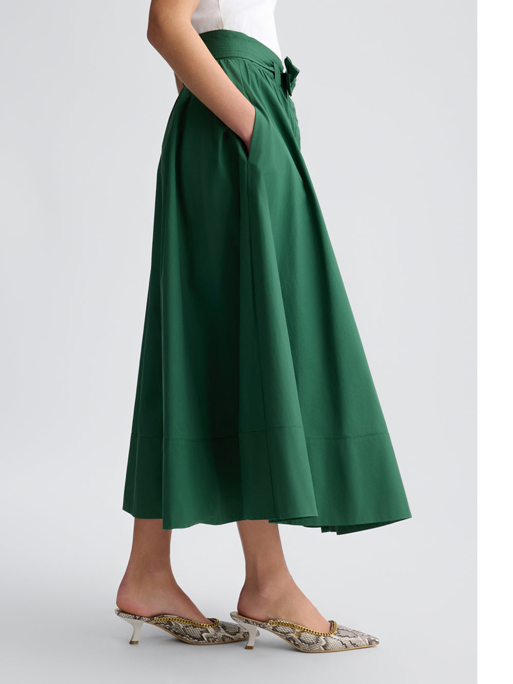 Gonna Longuette Liu Jo da Donna - Verde