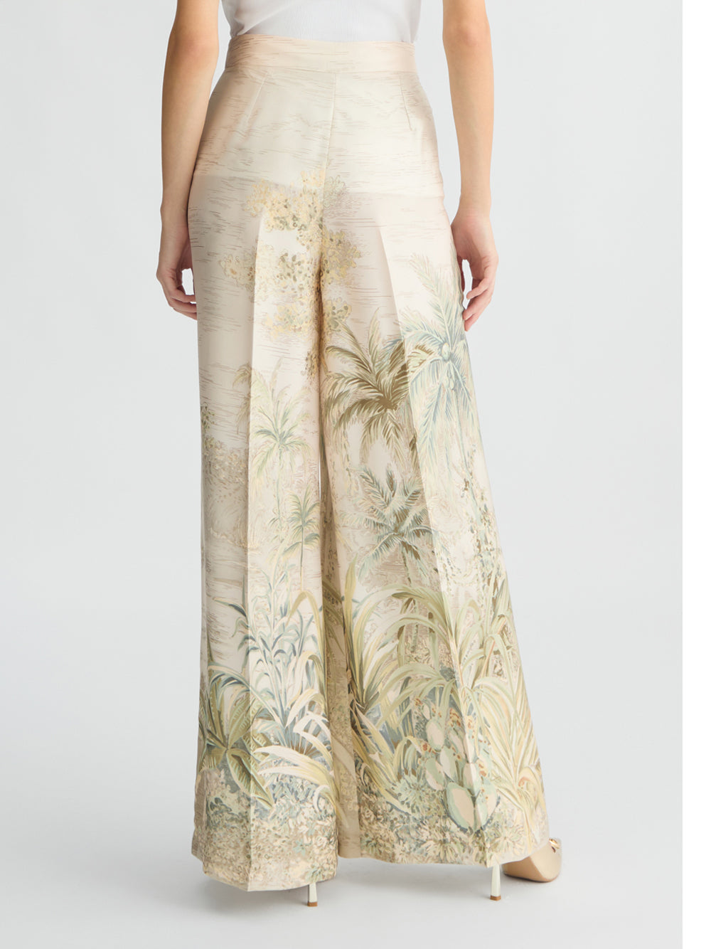Pantalone Palazzo Liu Jo da Donna - Floreale Multicolore