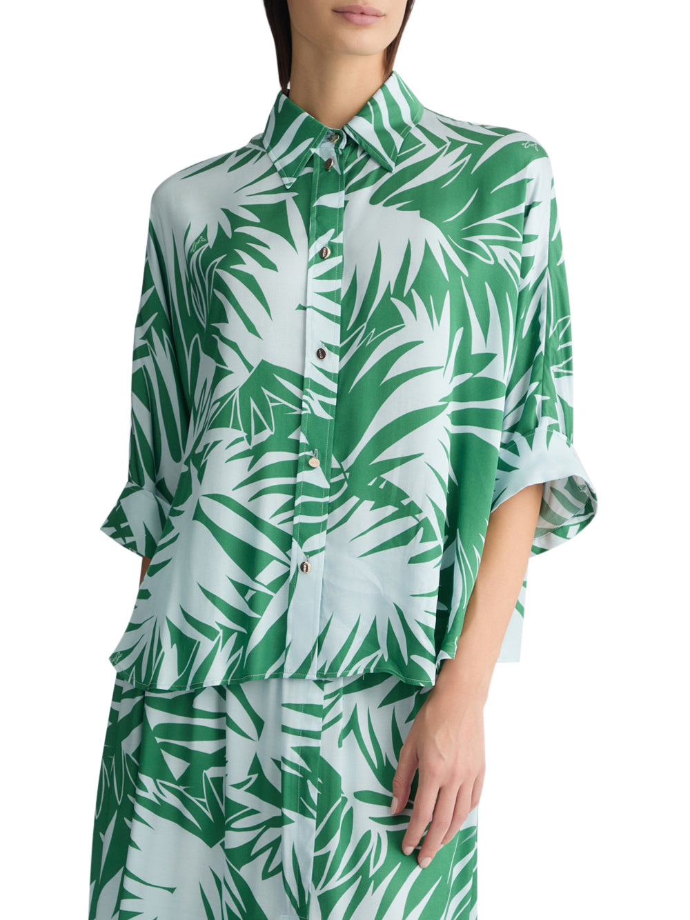 Camicia Fantasia Liu Jo da Donna - Verde