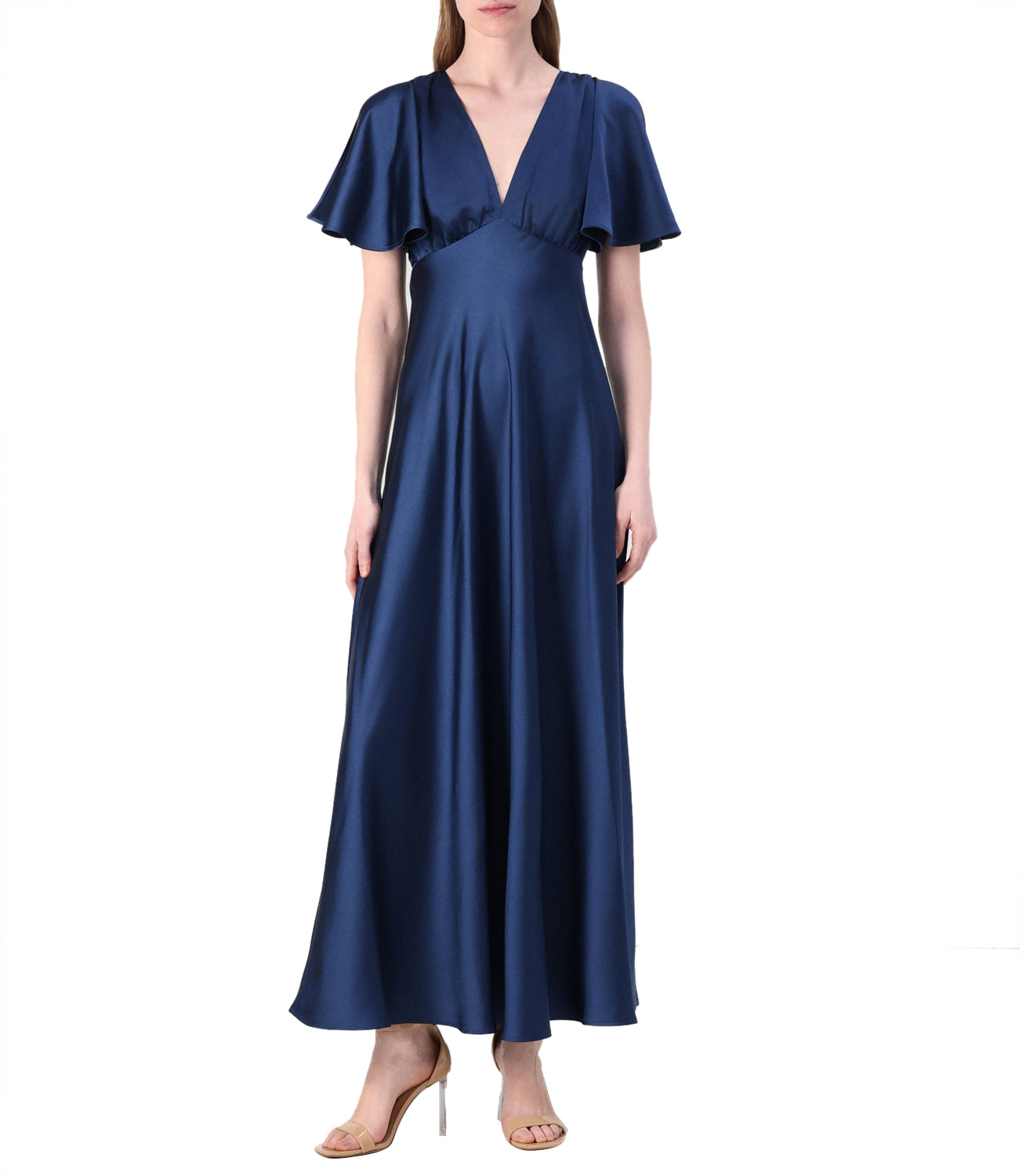 Liu Jo Liu Jo Abito Abito Con Maniche Ad Aletta Donna Mod. CA5278 T2956 X0648 Blu Zaffiro