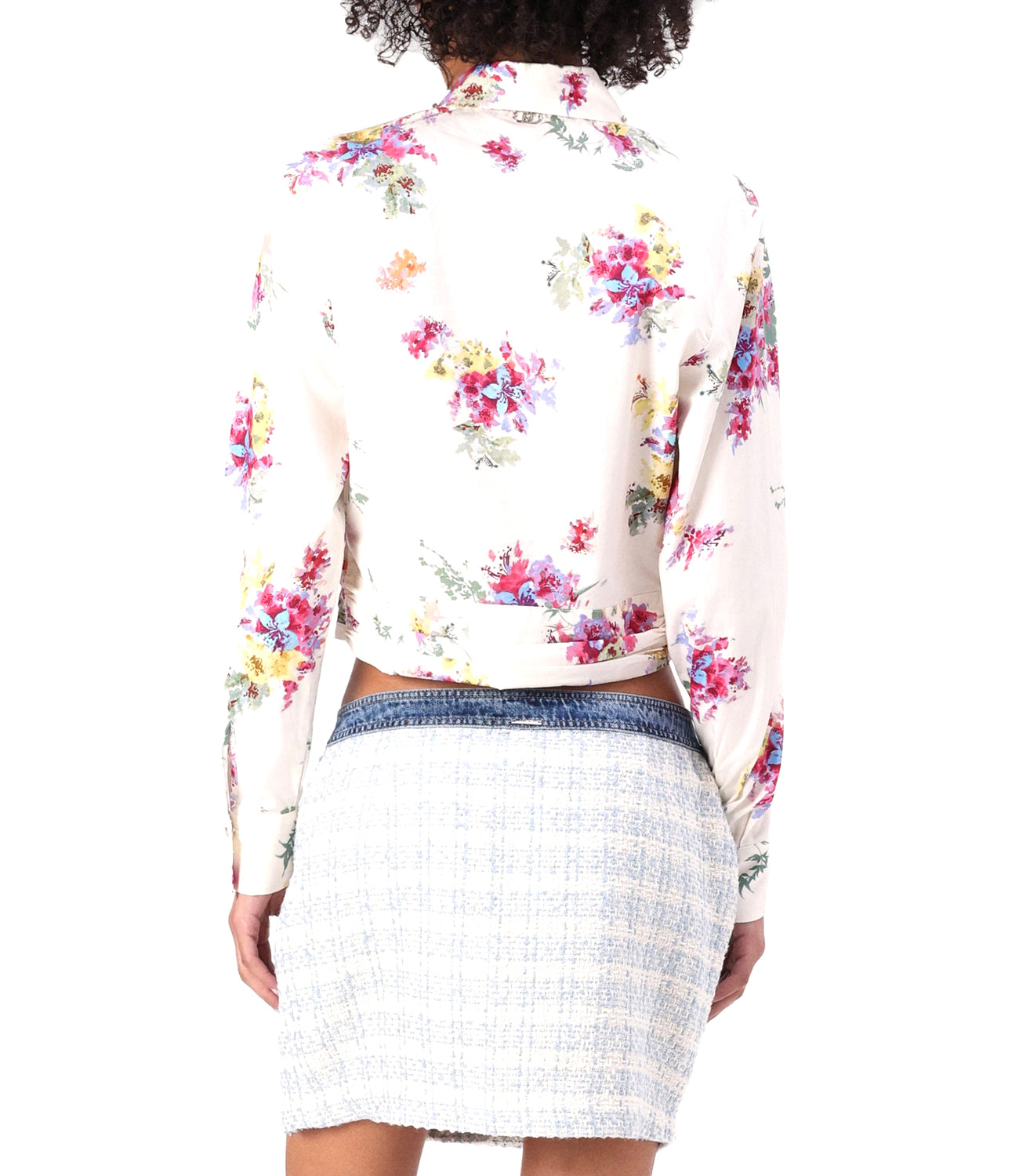 Liu Jo Liu Jo Camicia Ts Maniche Lunghe Donna Mod. WA5009 T4883 M9472 White Cute Bouquet