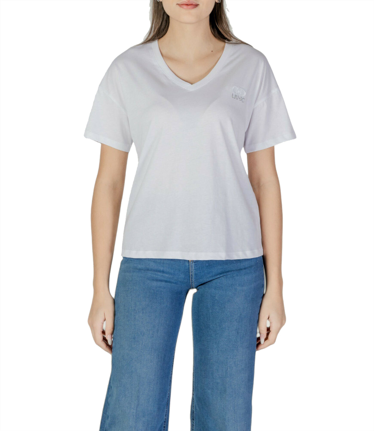 Liu Jo Liu Jo T-shirt Moda Maniche Corte Donna Mod. WA5154 J6308 M9541 B.Ott/Pais.Terracott