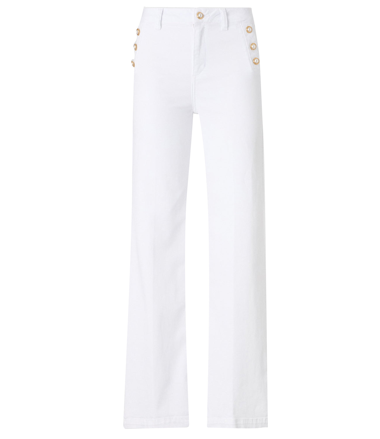 Liu Jo Liu Jo Pantalone B.Up F.H.W.Jewel Donna Mod. WA5459 T4033 11111 Bianco Ottico