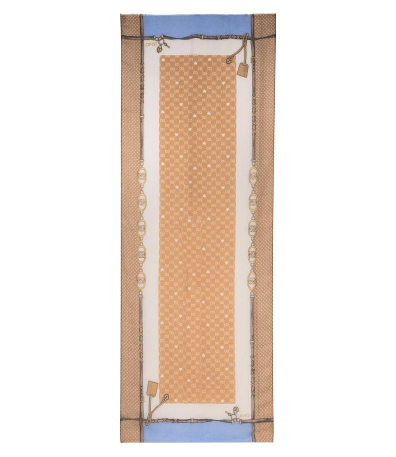 Liu Jo Liu Jo Foulard Ecs Stola S.Valentino 70X180 Donna Mod. 2A5025 T0300 00070 Cammello Beige