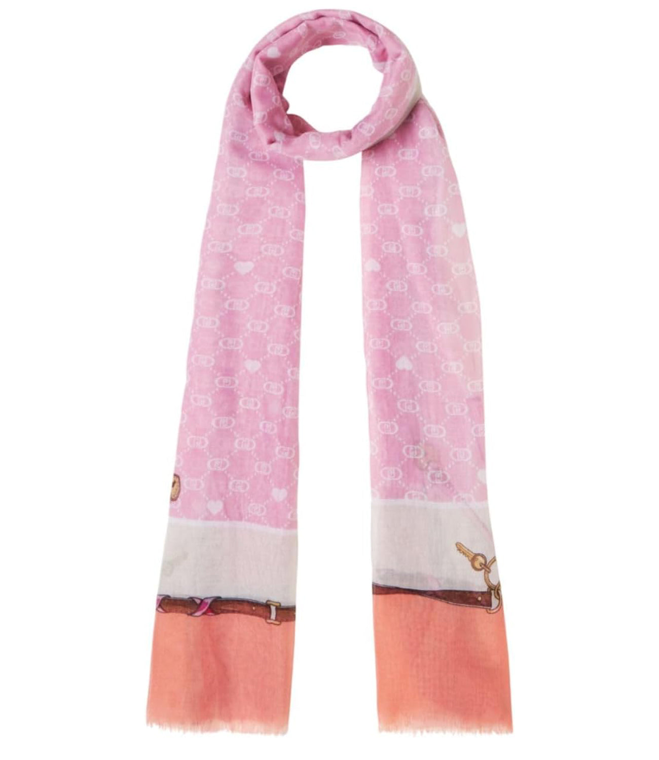 Liu Jo Liu Jo Foulard Ecs Stola S.Valentino 70X180 Donna Mod. 2A5025 T0300 72624 Pink Berry
