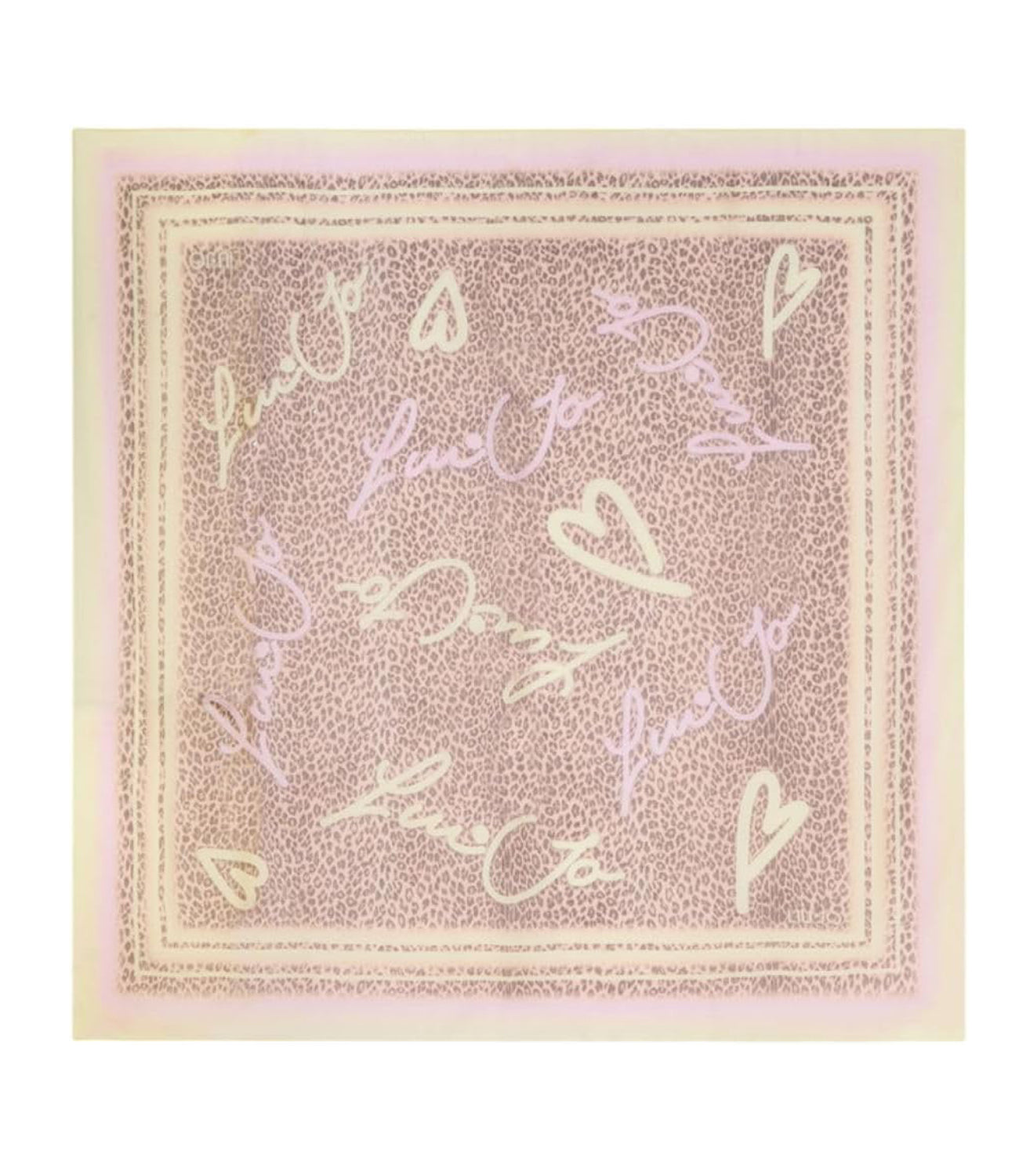 Liu Jo Liu Jo Foulard Ecs Foulard Leopard 120X120 Donna Mod. 2A5044 T0300 10618 Pale Yellow