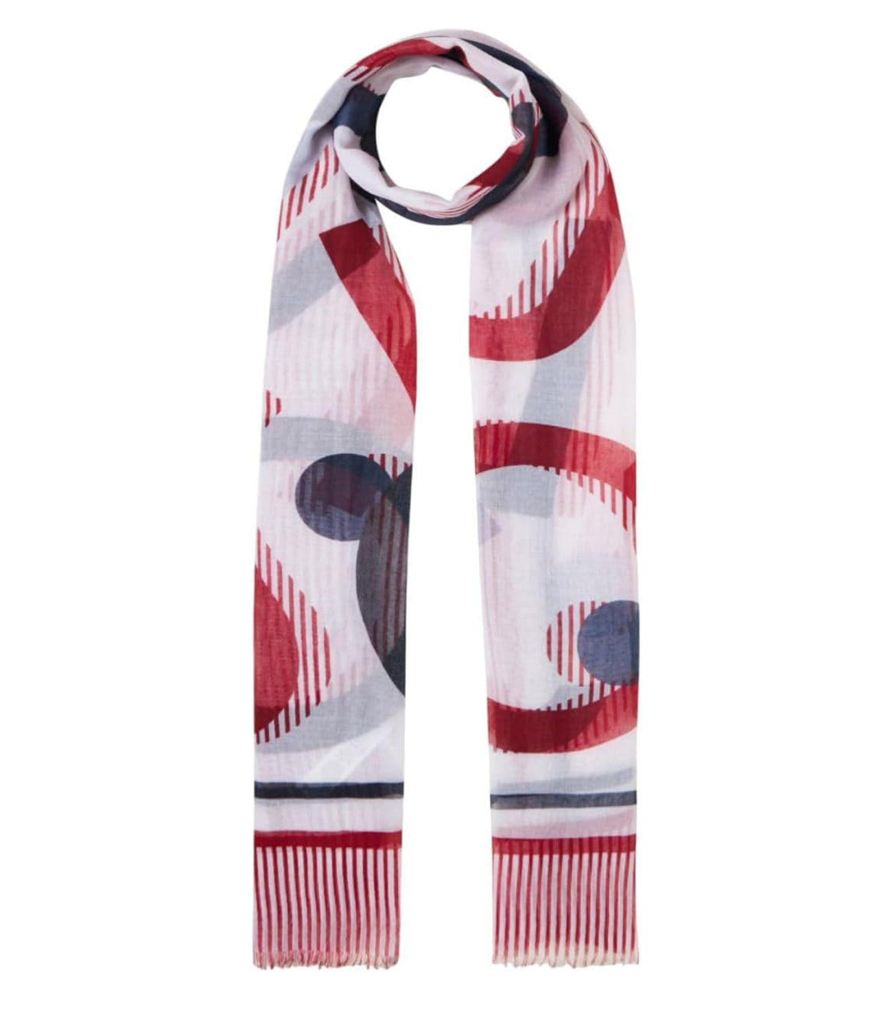 Liu Jo Liu Jo Foulard Ecs Stola Mix Print 70X180 Donna Mod. 2A5051 T0300 M9360 St.Strip.Rosso Pomp.