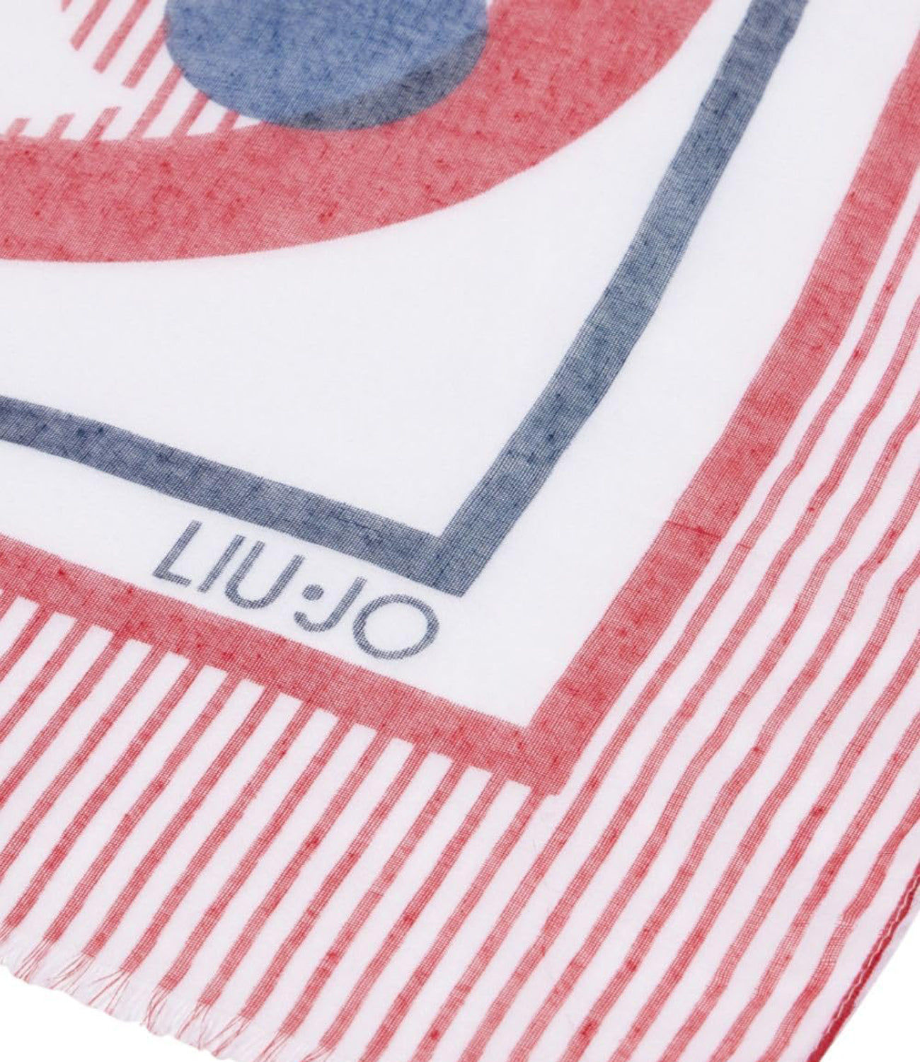 Liu Jo Liu Jo Foulard Ecs Stola Mix Print 70X180 Donna Mod. 2A5051 T0300 M9360 St.Strip.Rosso Pomp.
