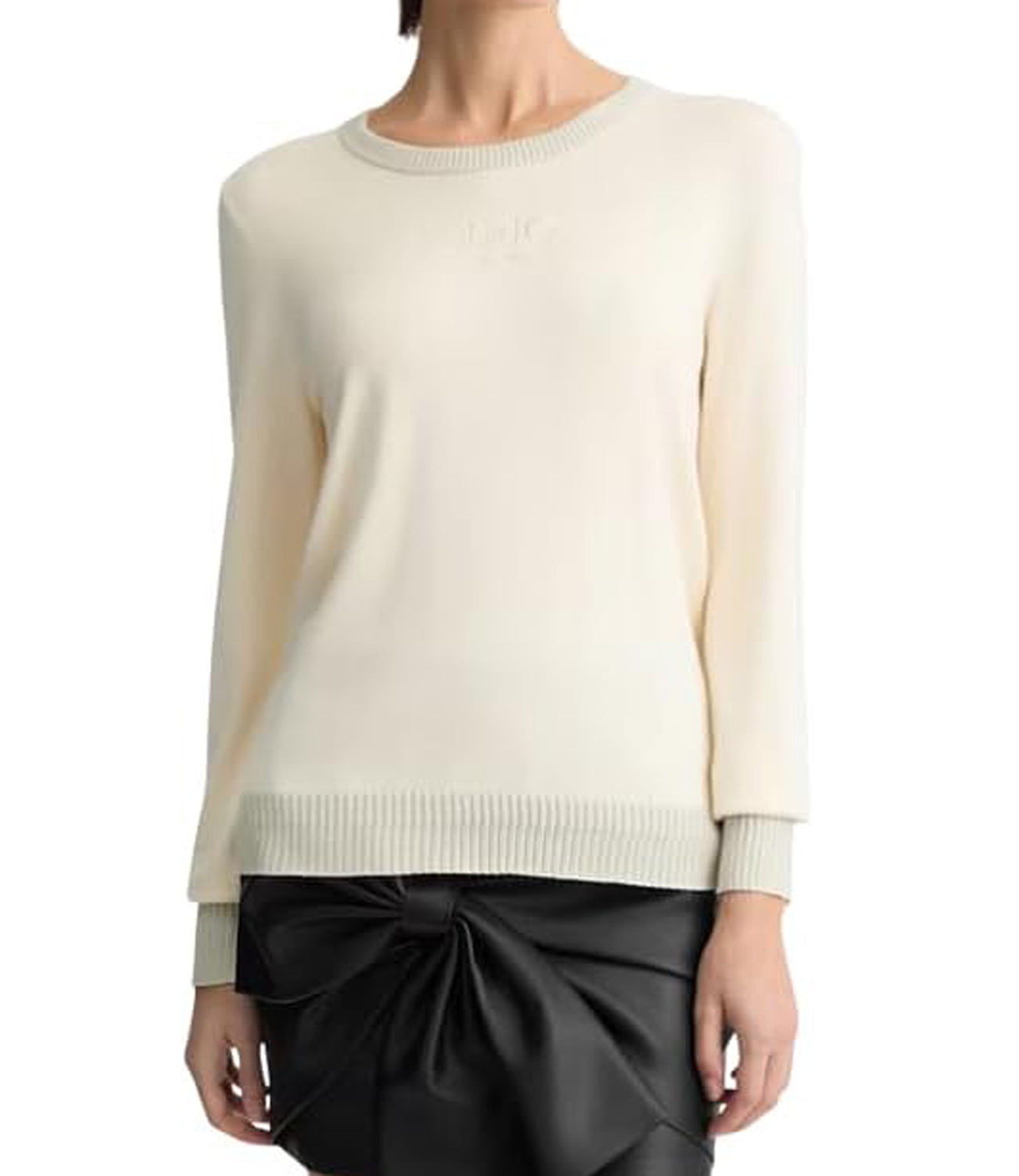 Liu Jo Liu Jo Maglia Ecs Maglia Chiusa Maniche Lunghe Donna Mod. TA5060 MS49I 10105 White Milk