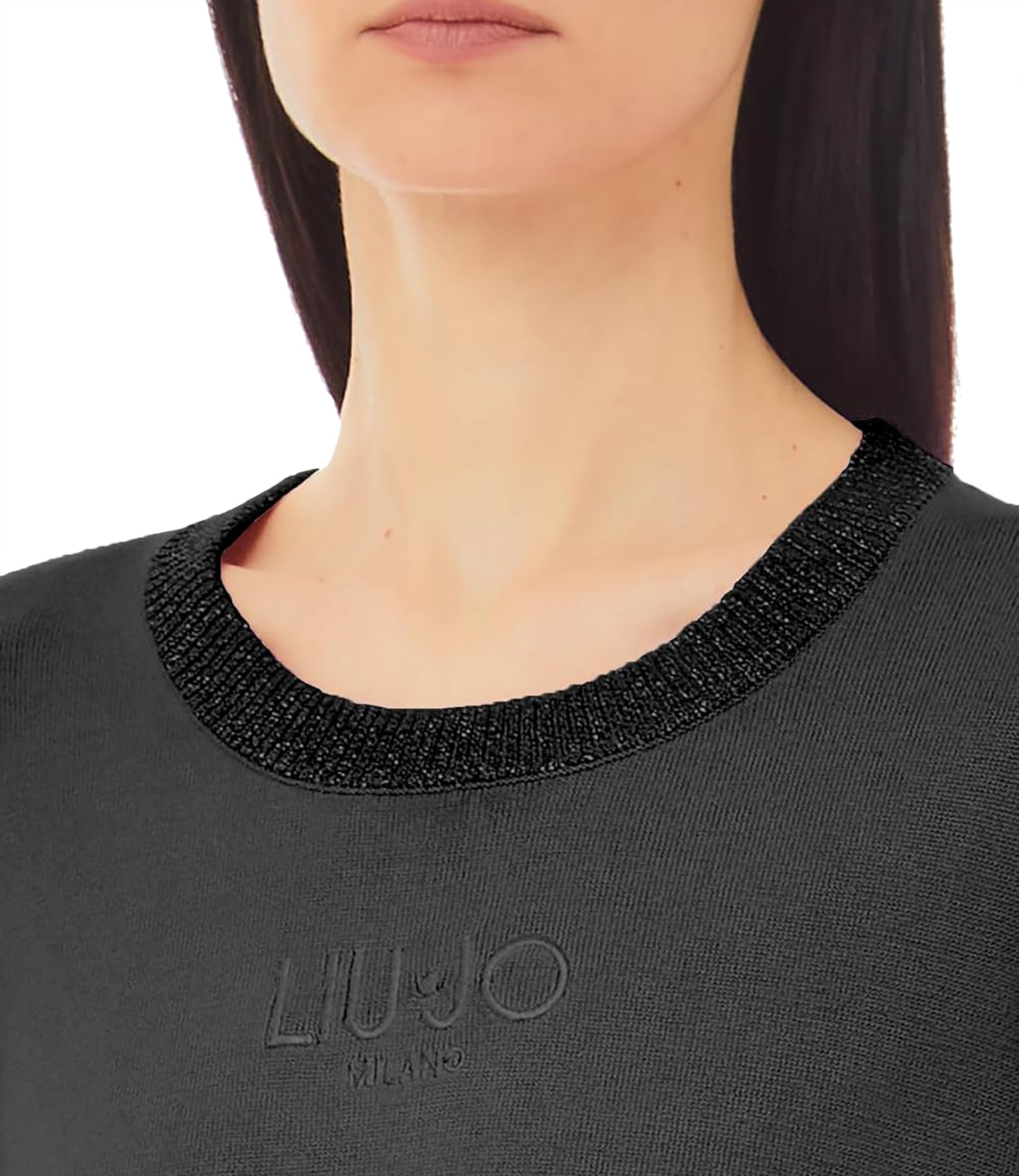 Liu Jo Liu Jo Maglia Ecs Maglia Chiusa Manica Lunga Donna Mod. TA5060 MS49I 93922 Nuit Noir