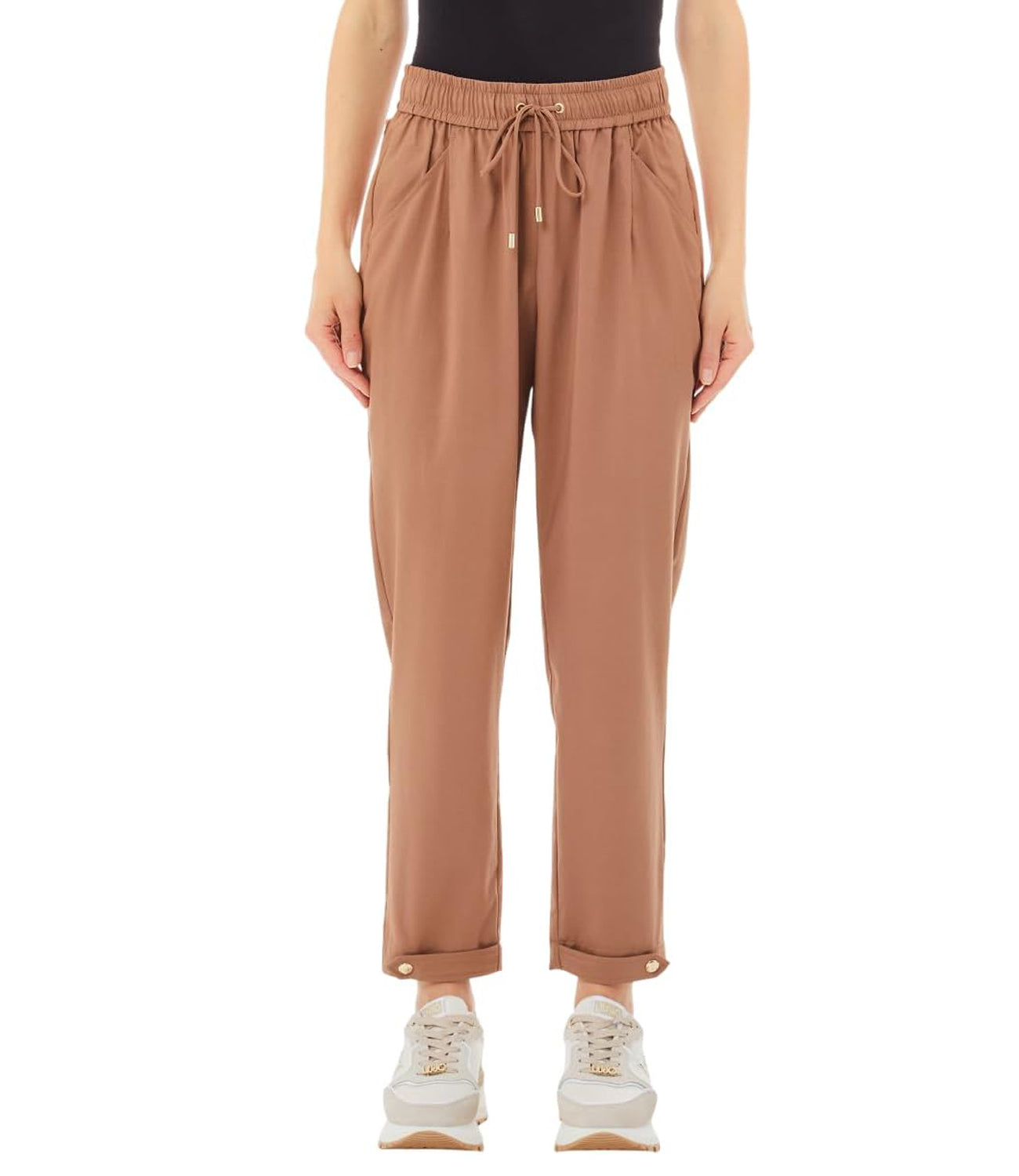 Liu Jo Liu Jo Pantalone Ecs Pant.Ts Tpotf Lungo Donna Mod. TA5144 TS922 X0675 Nude Brown