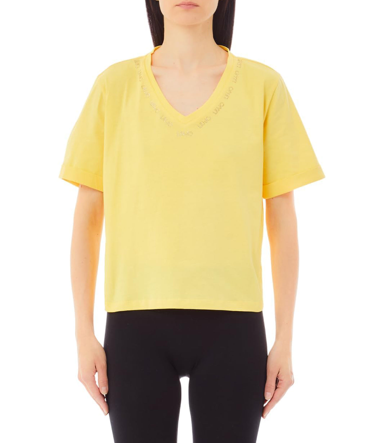 Liu Jo Liu Jo T-shirt Ecs T-Shirt Moda Manica Corta Donna Mod. TA5175 JS923 M9135 Tweety Liujo Necklin