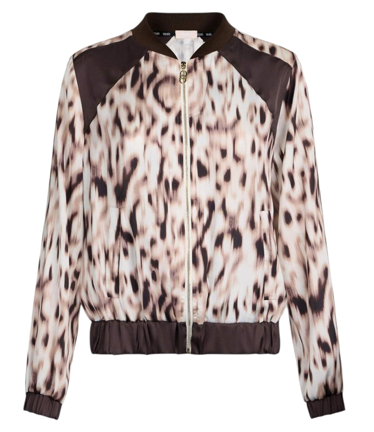 Liu Jo Liu Jo Felpa Zip Ecs Giacca Tess.Navetta Donna Mod. TA5197 TS964 M9064 Natural Beige/Moro