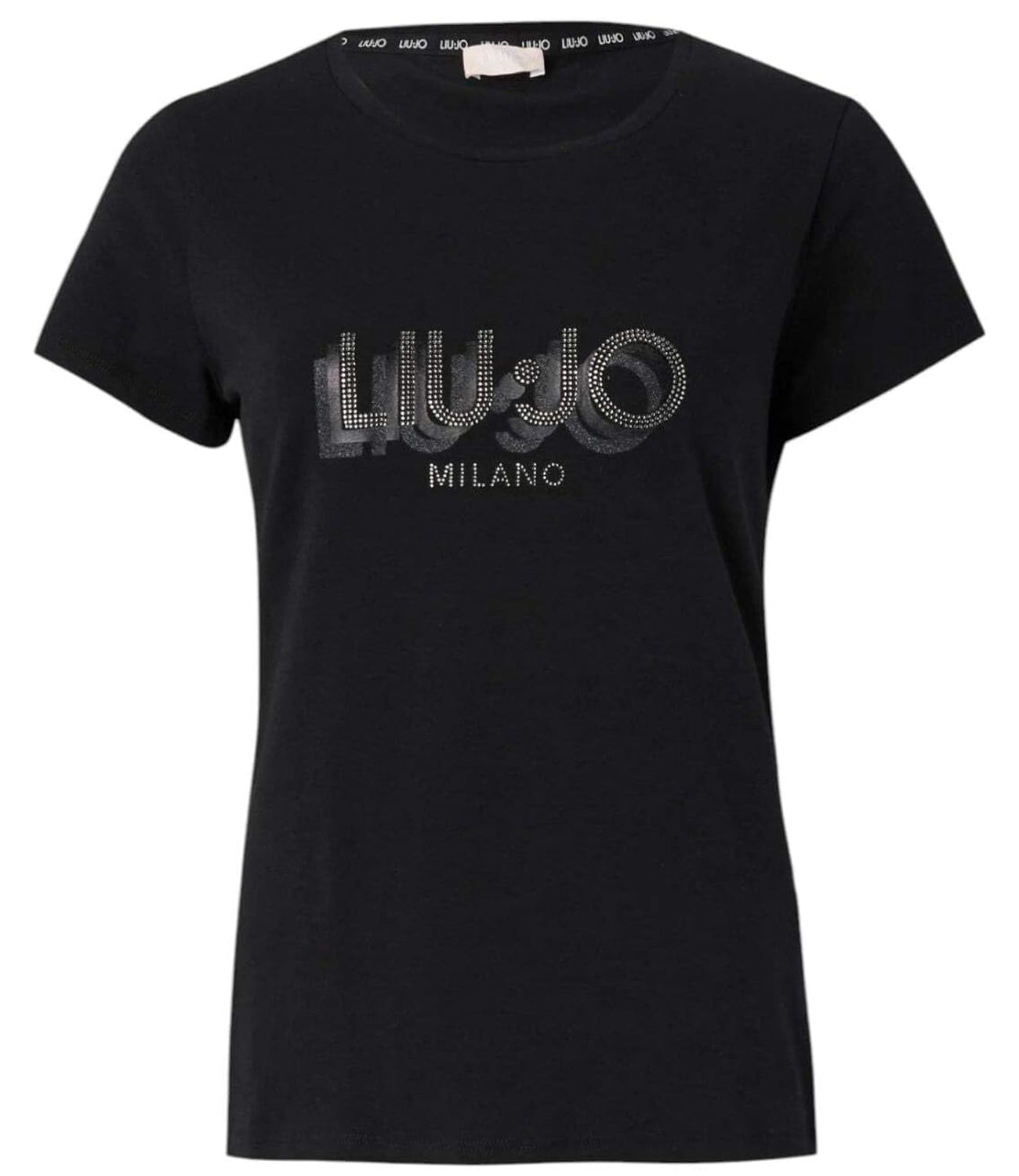 Liu Jo Liu Jo T-shirt Ecs T-Shirt Moda Manica Corta Donna Mod. TA5214 JS003 W9415 Nero/Liujo