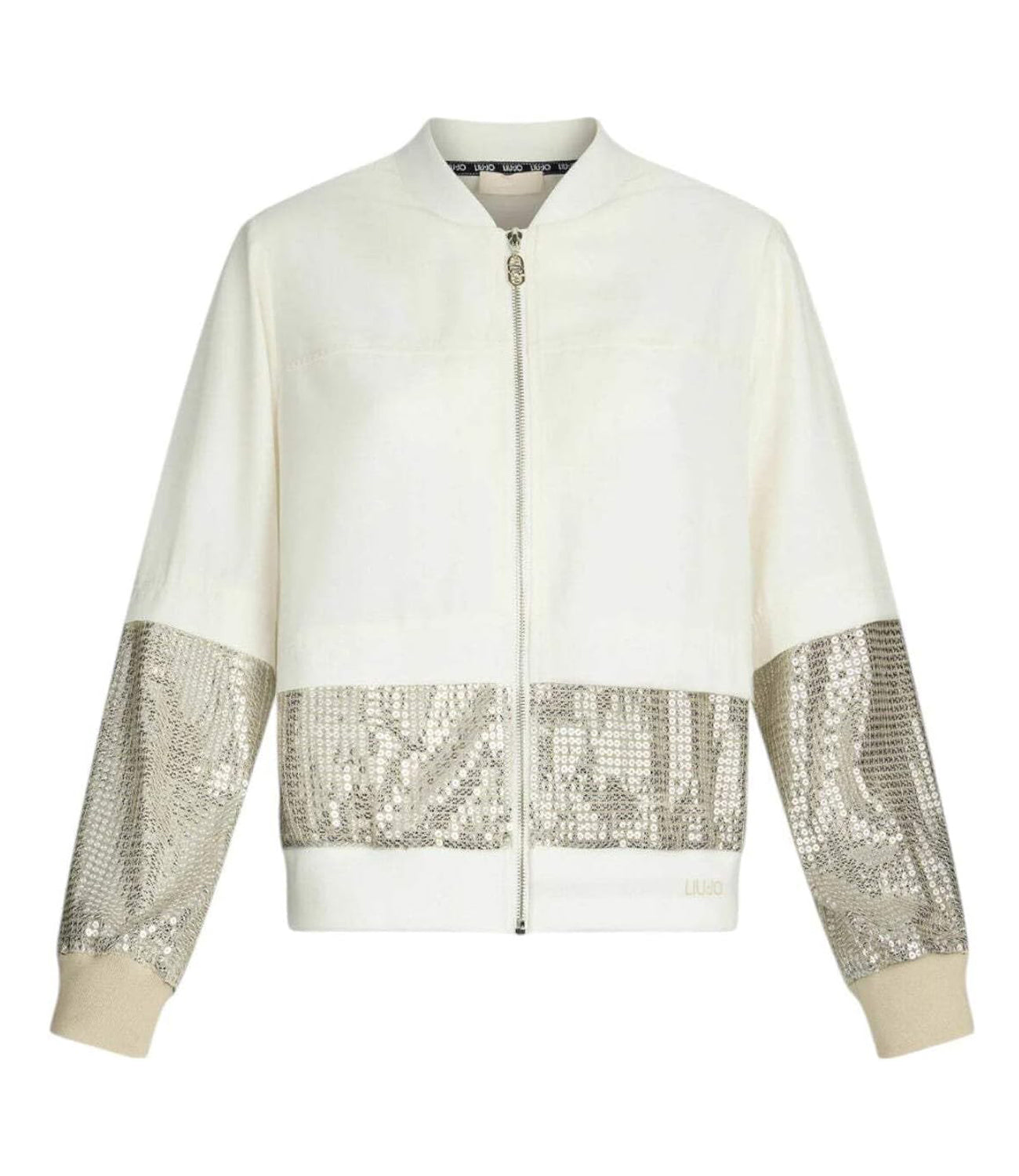 Liu Jo Liu Jo Felpa Zip Ecs Giacca Ts.Navetta Donna Mod. TA5260 TS423 M9185 White Milk/Nuage