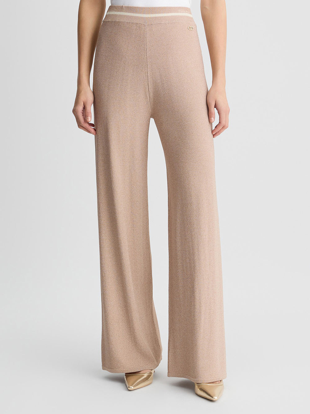 Pantalone Jogger Liu Jo da Donna - Beige