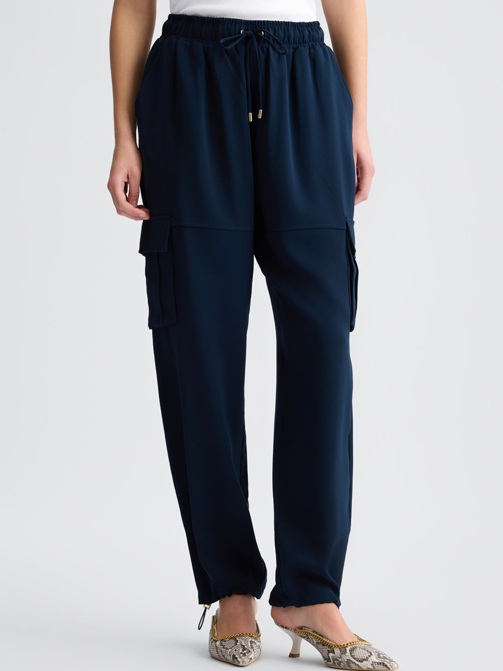 Pantalone Jogger Liu Jo da Donna - Blu