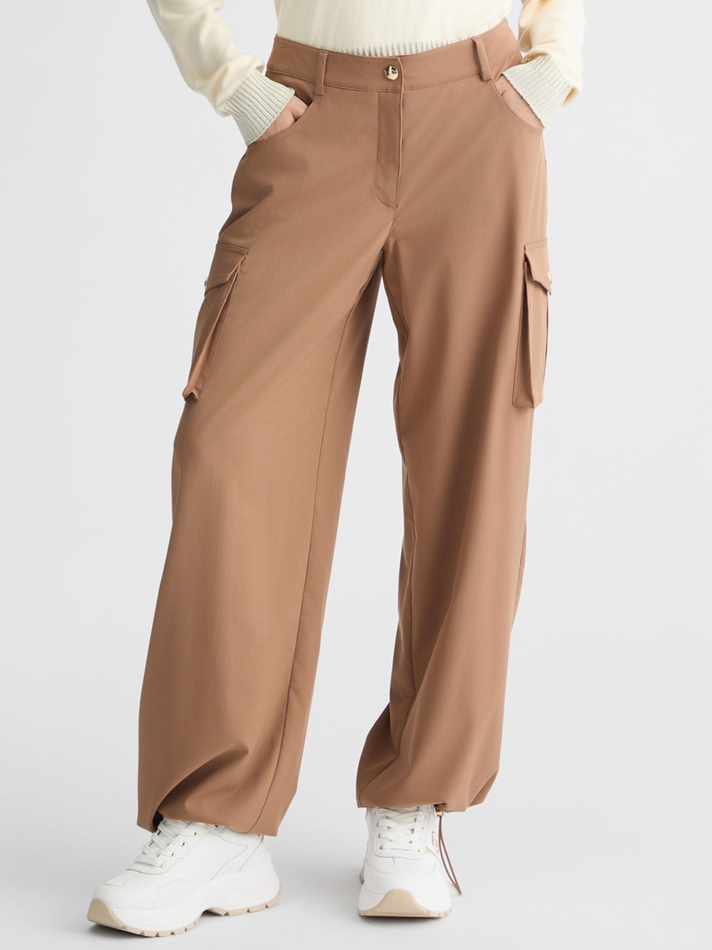 Pantalone Cargo Liu Jo da Donna - Marrone