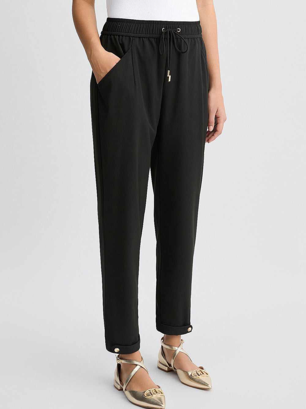 Pantalone Jogger Liu Jo da Donna - Nero