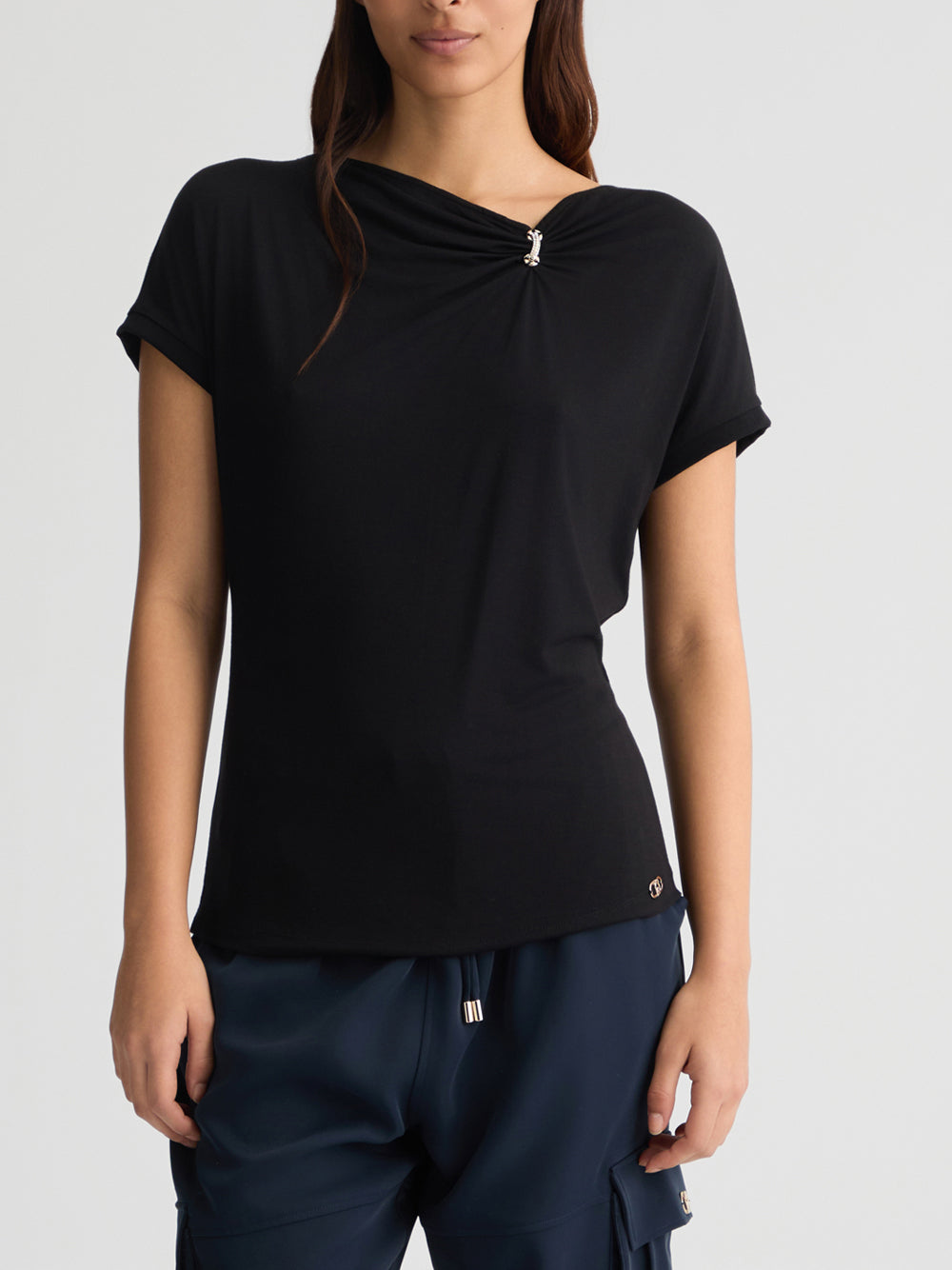 T-shirt Liu Jo da Donna - Nero