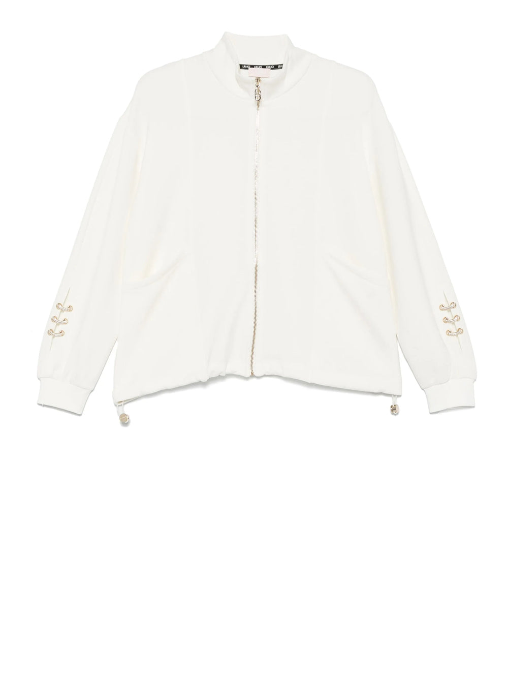 Felpa Zip Liu Jo da Donna - Bianco