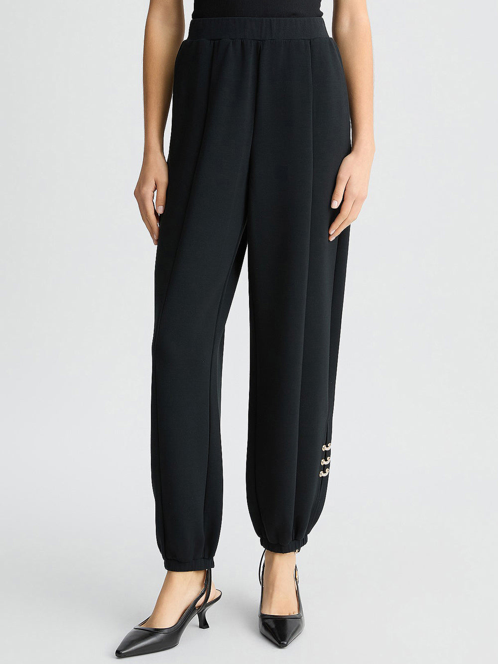 Pantalone Jogger Liu Jo da Donna - Nero