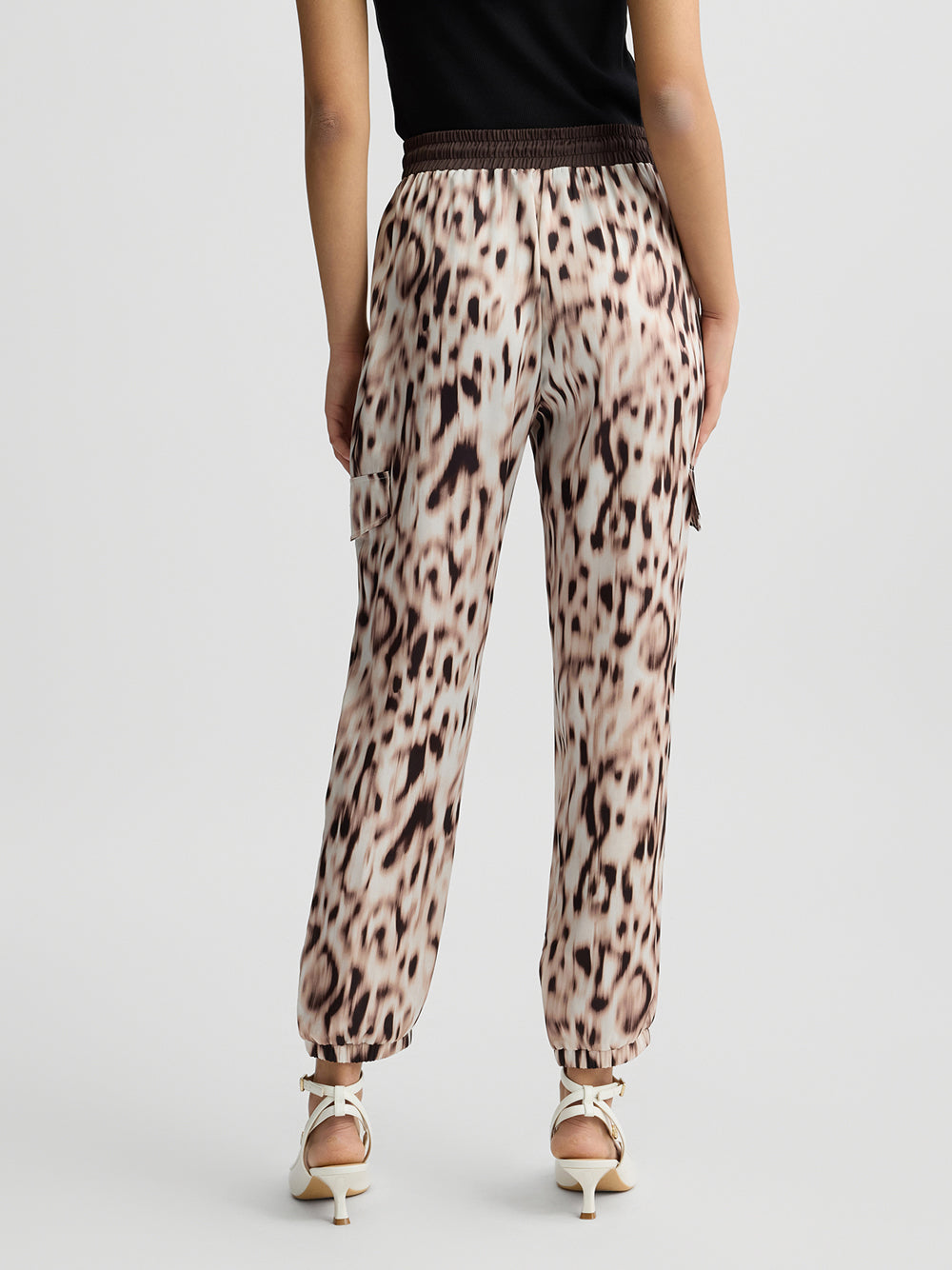 Pantalone Jogger Liu Jo da Donna - Maculato Marrone