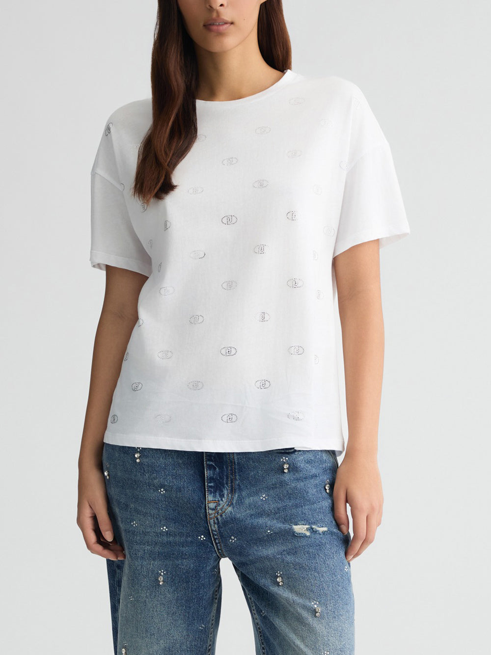 T-shirt Liu Jo da Donna - Bianco