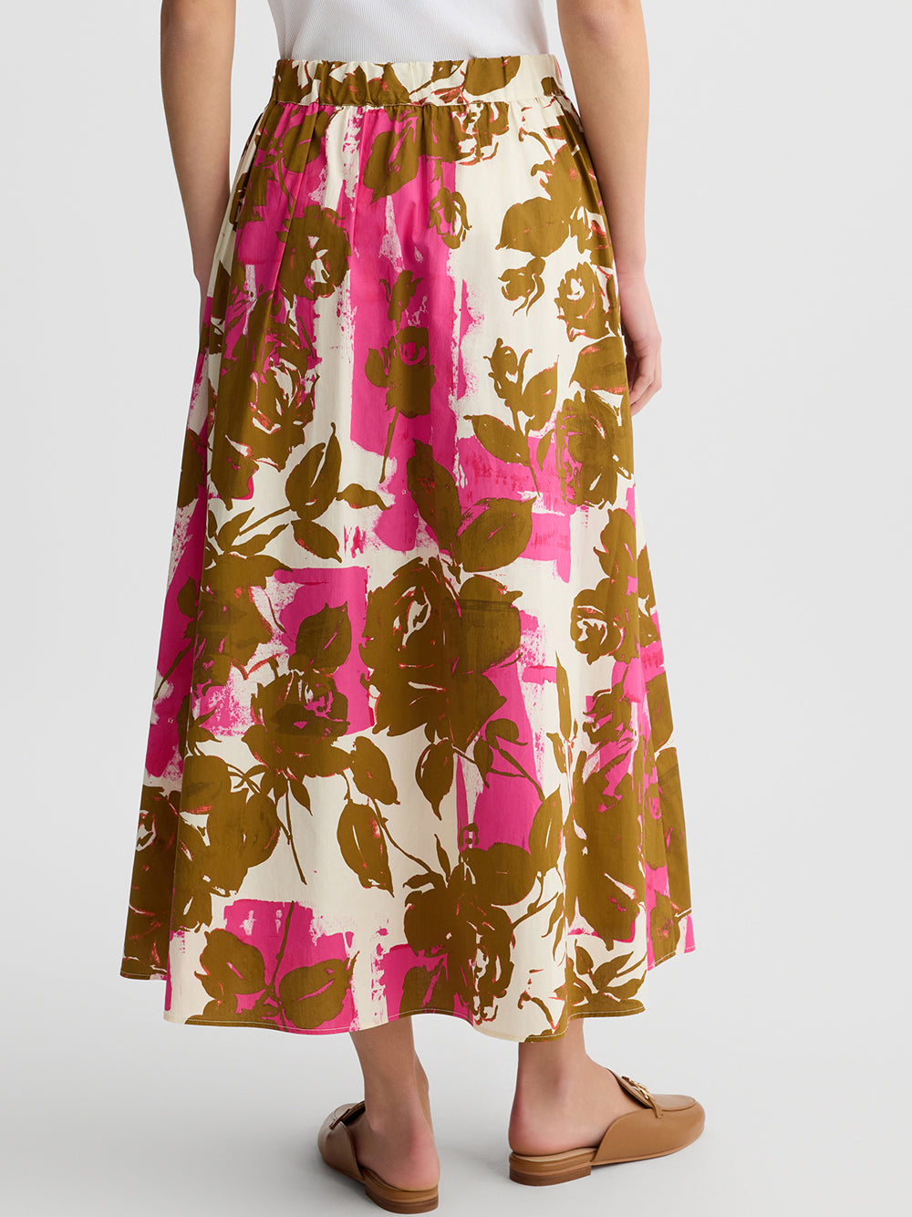 Gonna Longuette Liu Jo da Donna - Floreale Multicolore