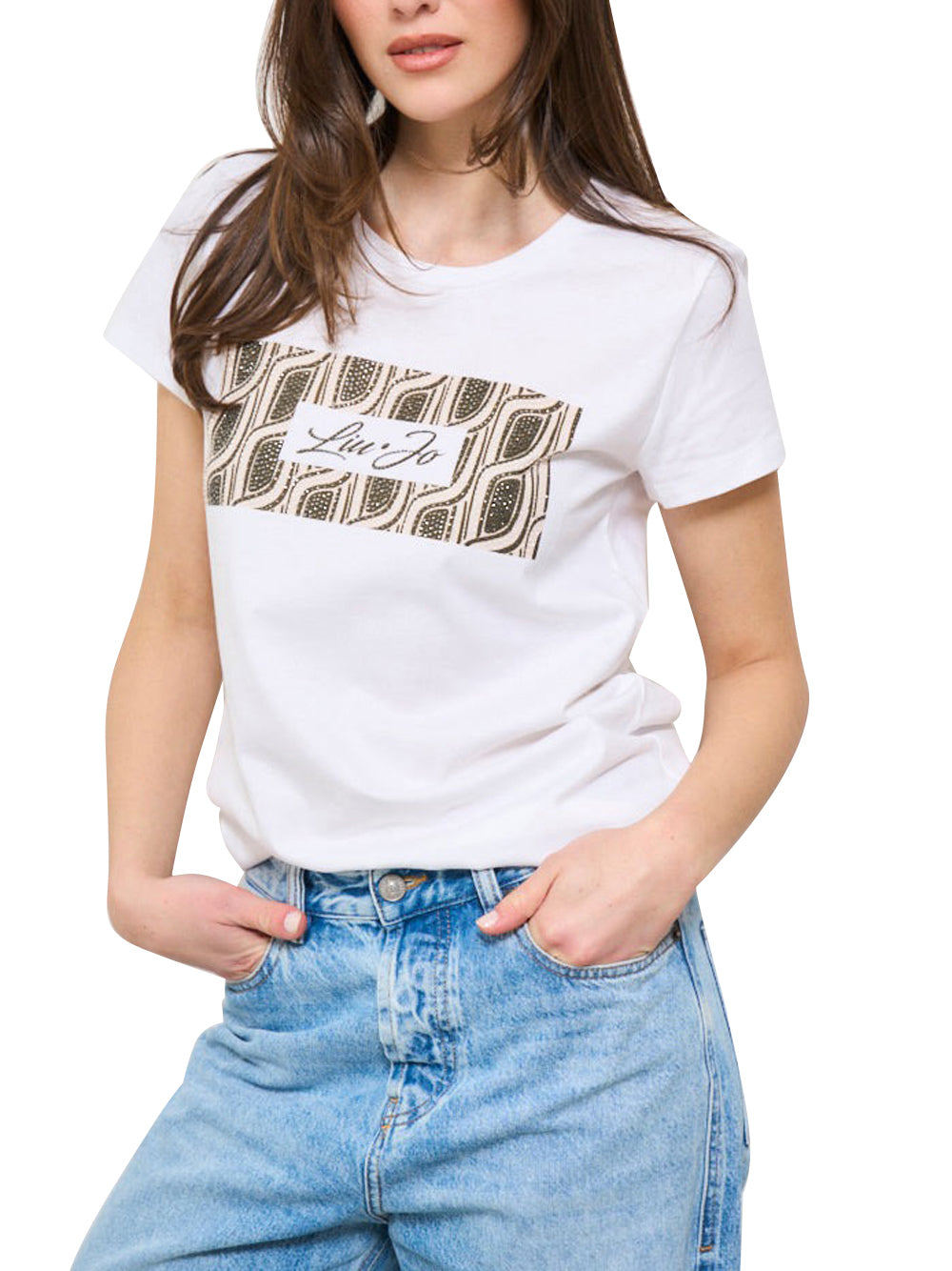 T-shirt Liu Jo da Donna - Bianco