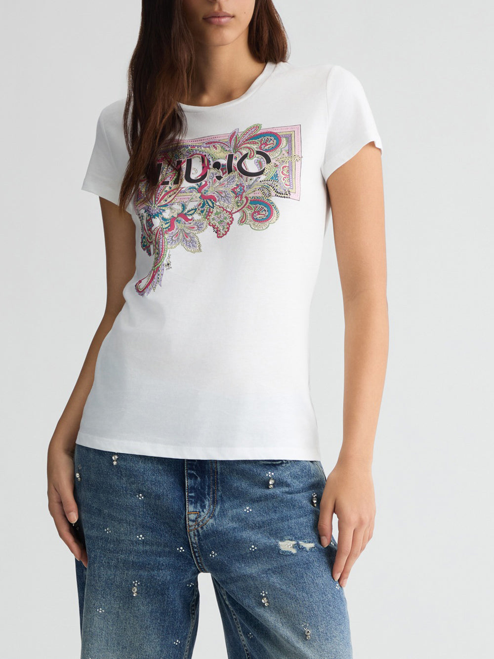 T-shirt Liu Jo da Donna - Bianco