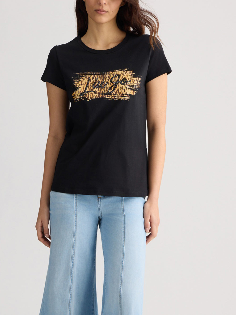 T-shirt Liu Jo da Donna - Nero