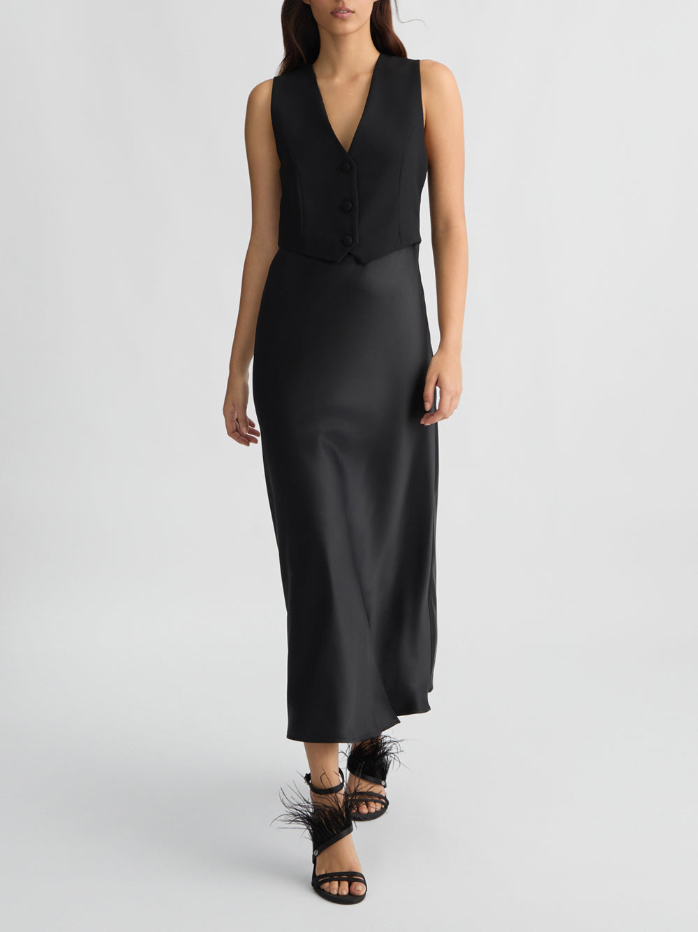 Vestito Longuette Liu Jo da Donna - Nero