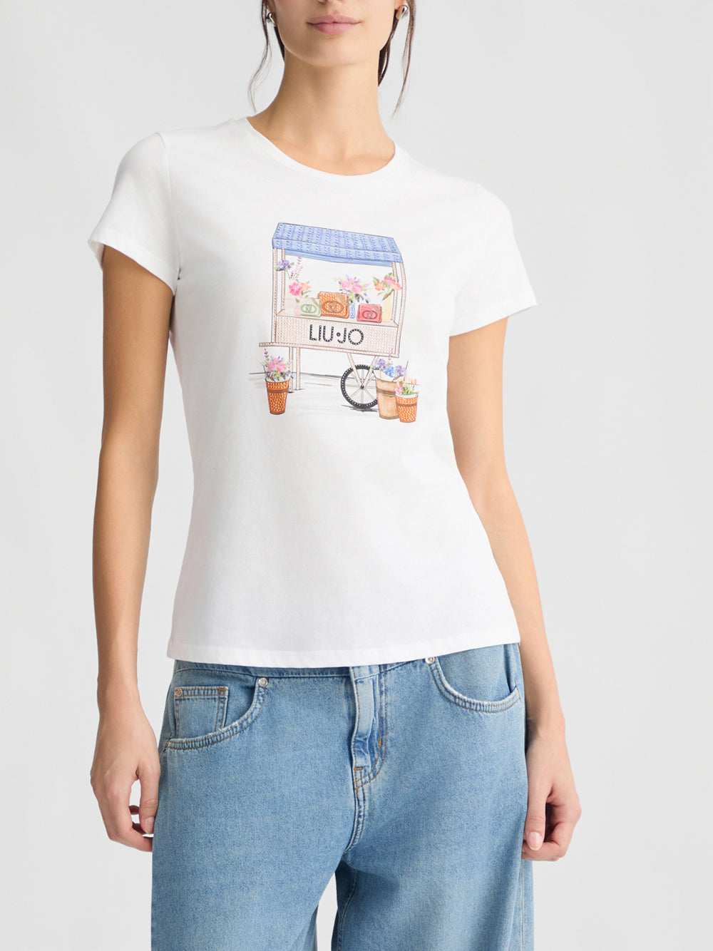 T-shirt Liu Jo da Donna - Bianco