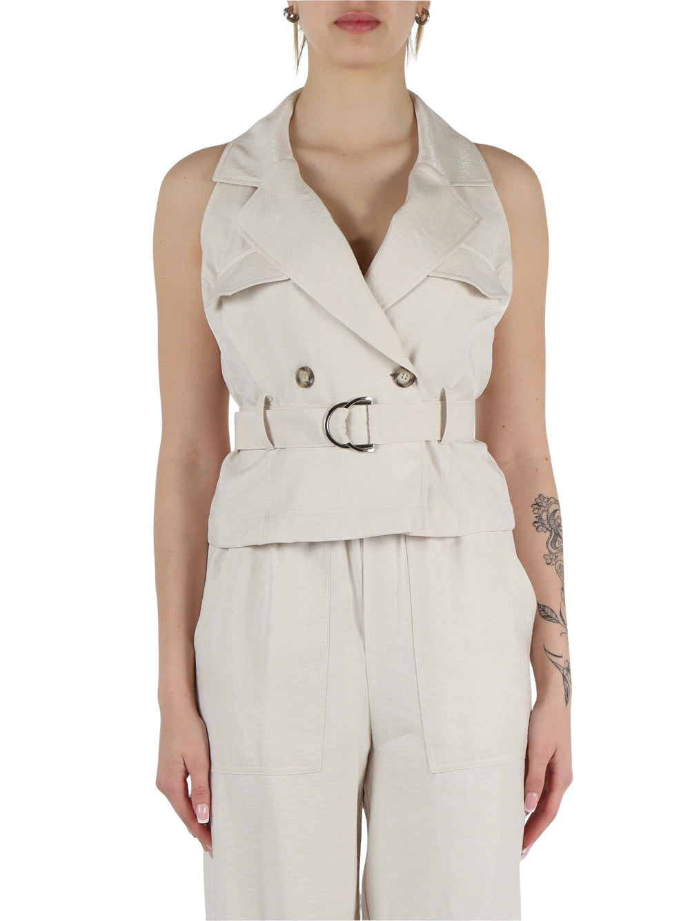 Gilet Liu Jo da Donna - Beige