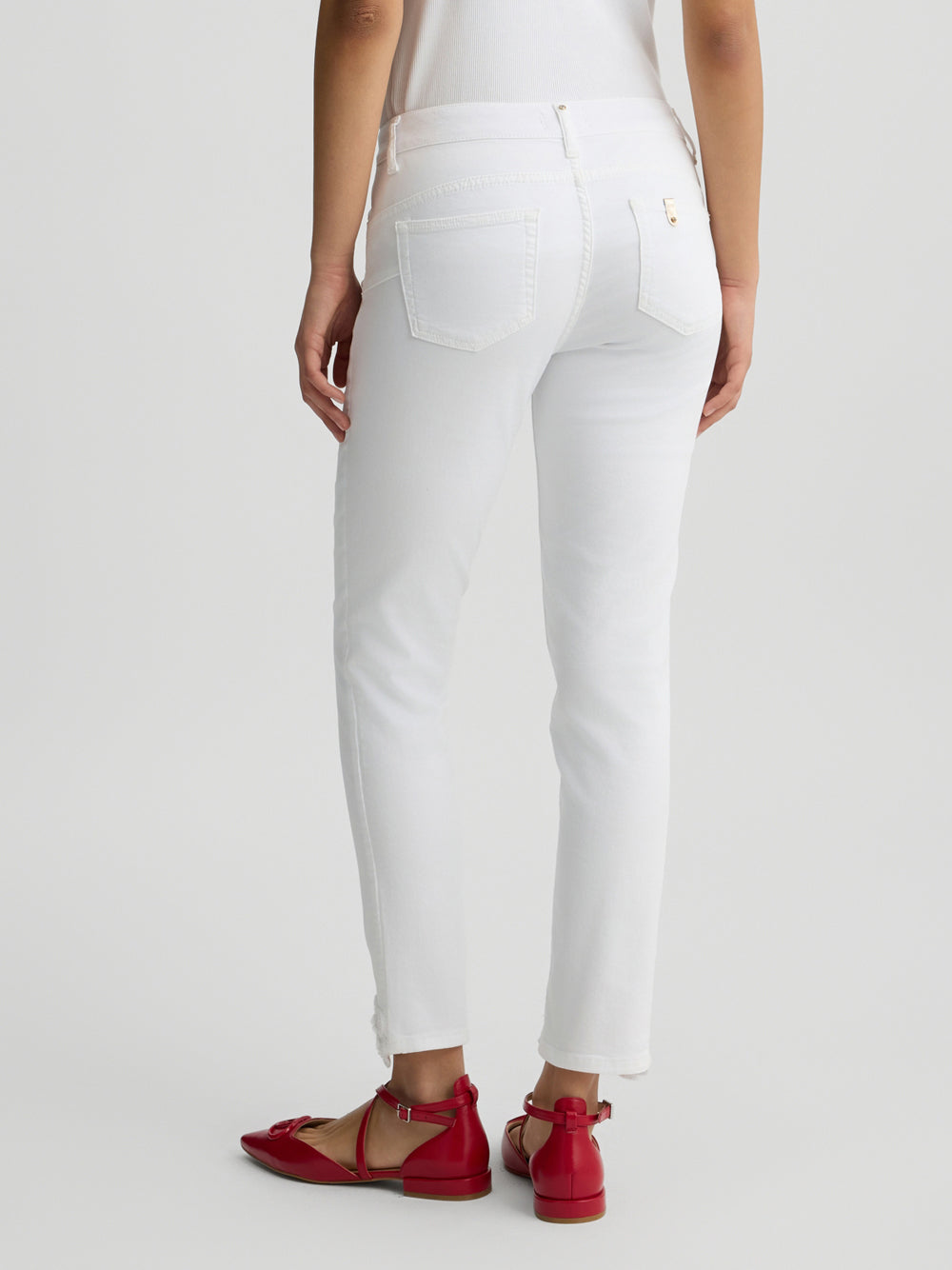 Pantalone Capri Liu Jo da Donna - Bianco